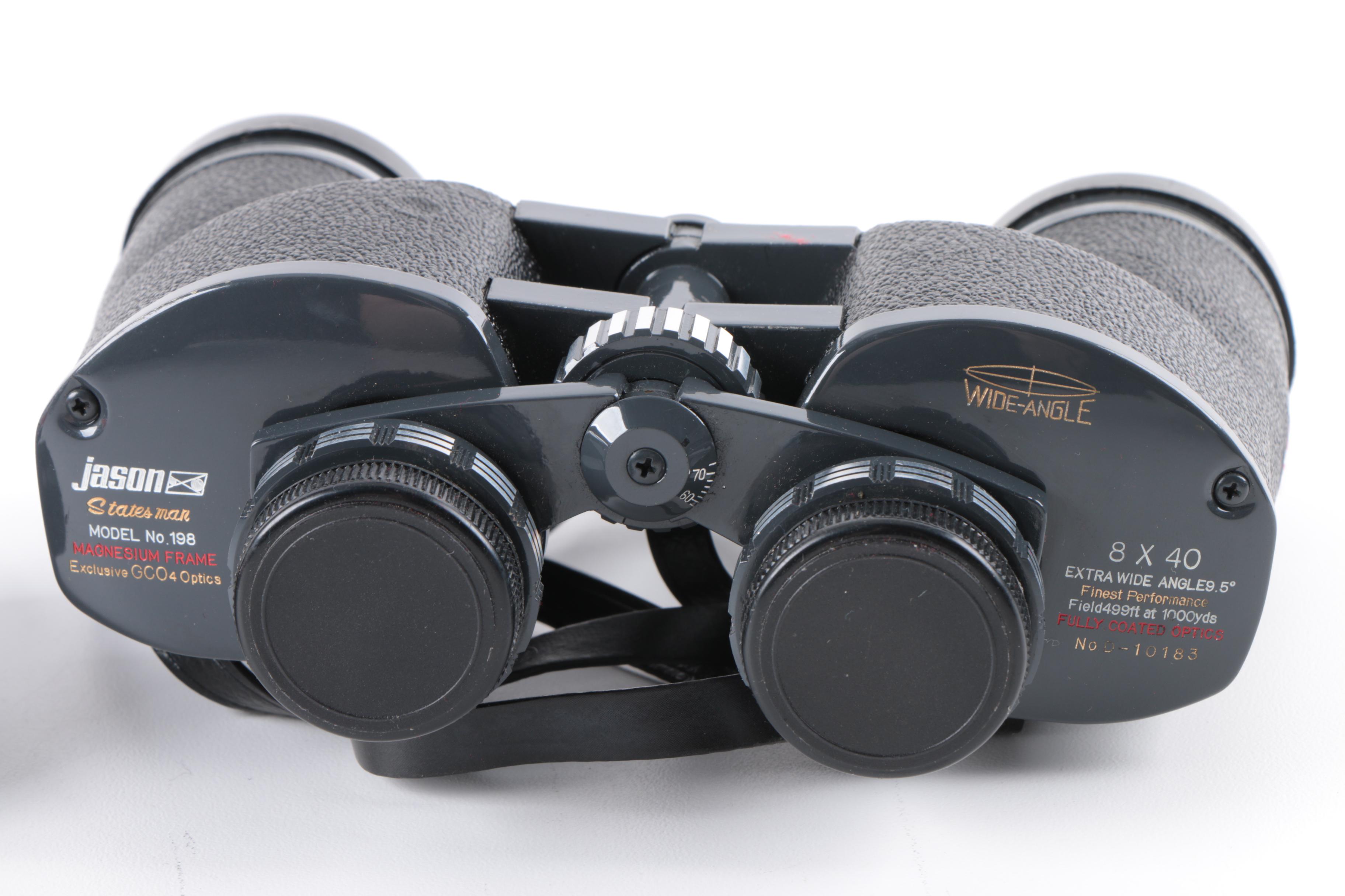 Bushnell, Hertel & Reuss Kassel Optik and Jason Statesman Binoculars
