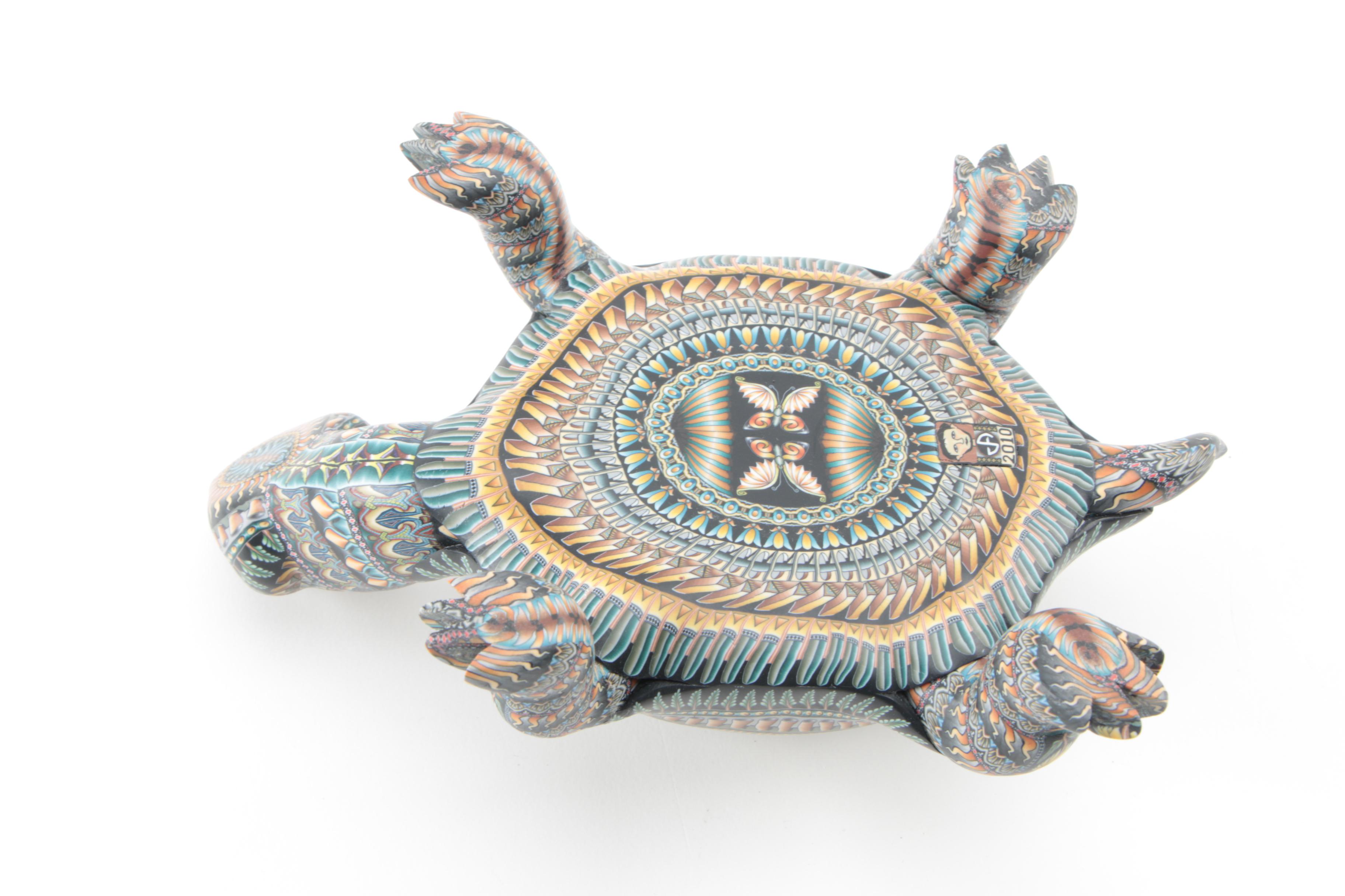 2010 Jon Anderson "Turtle Mama" Fimo Creations Sculpture