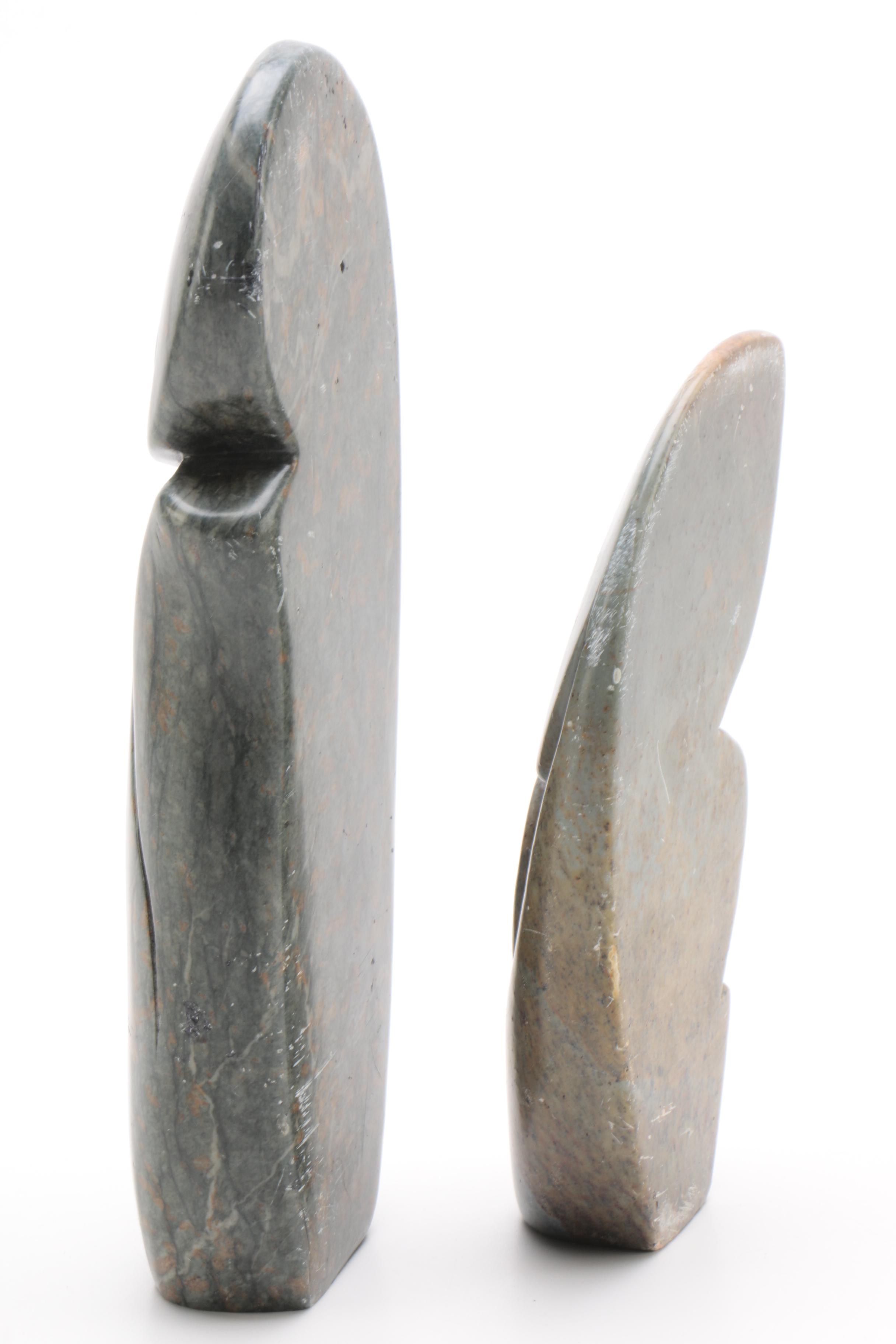 Shona Style Carved Soapstone Figures