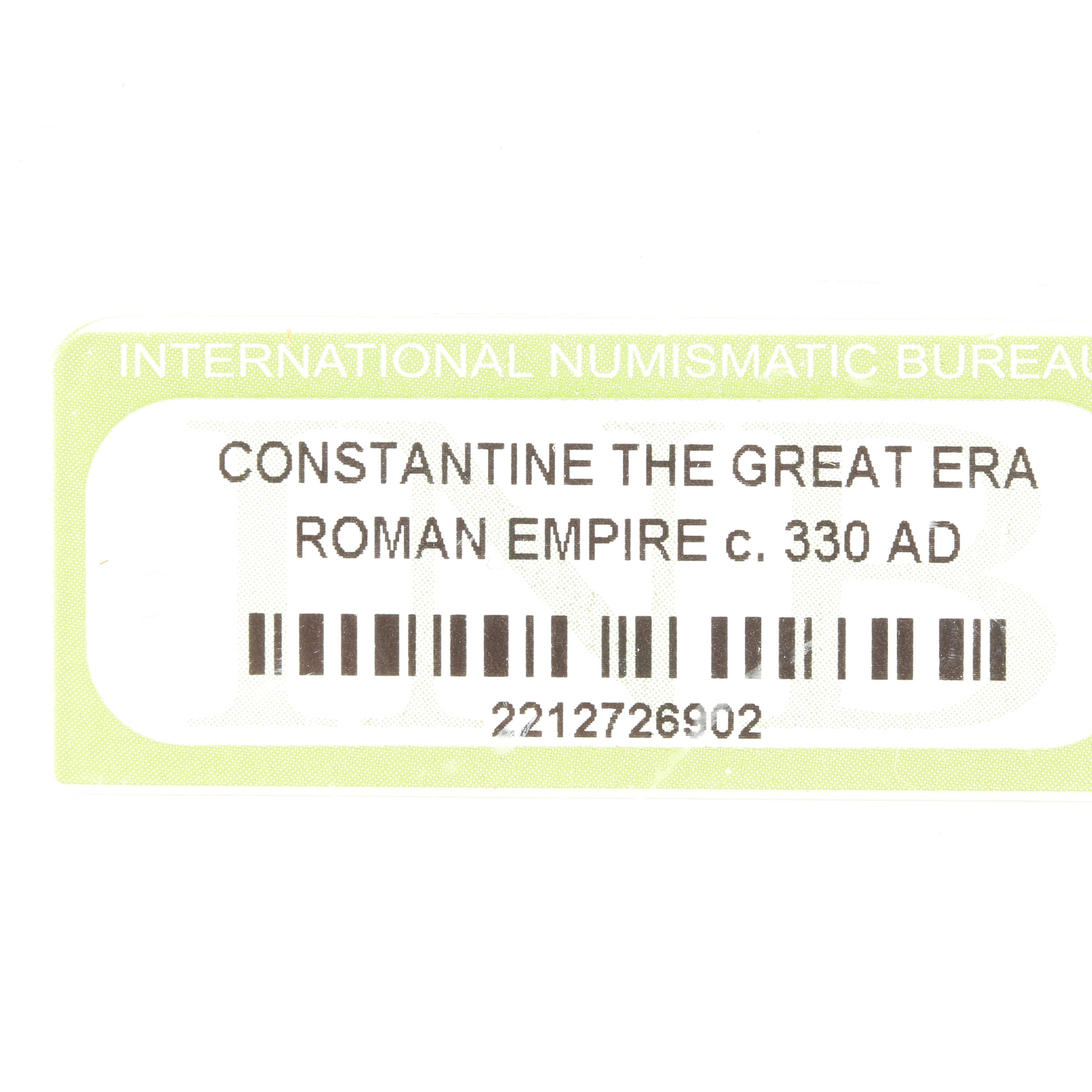 Ten Ancient Roman Imperial Bronze Coins from Constantine the Great's Era