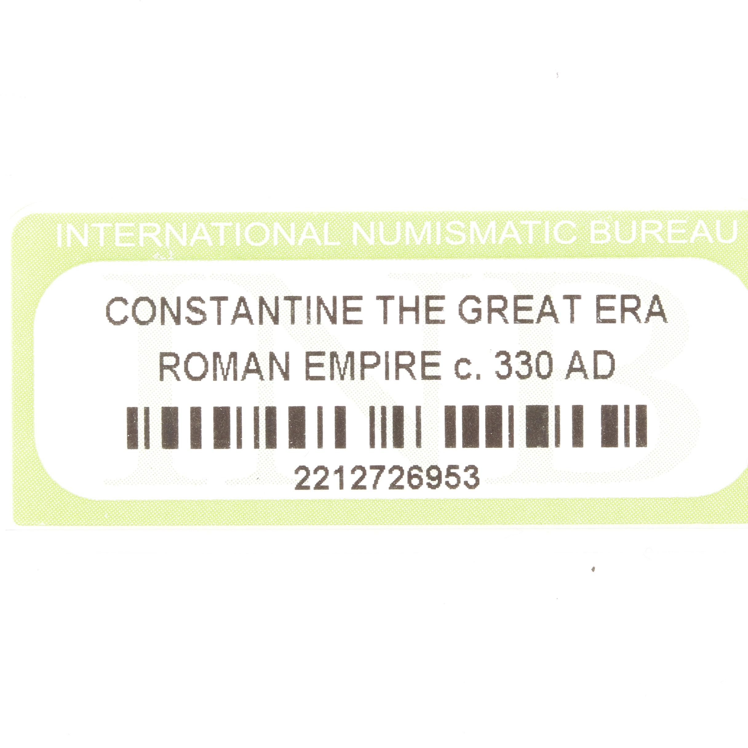 Ten Ancient Roman Imperial Bronze Coins from Constantine the Great's Era