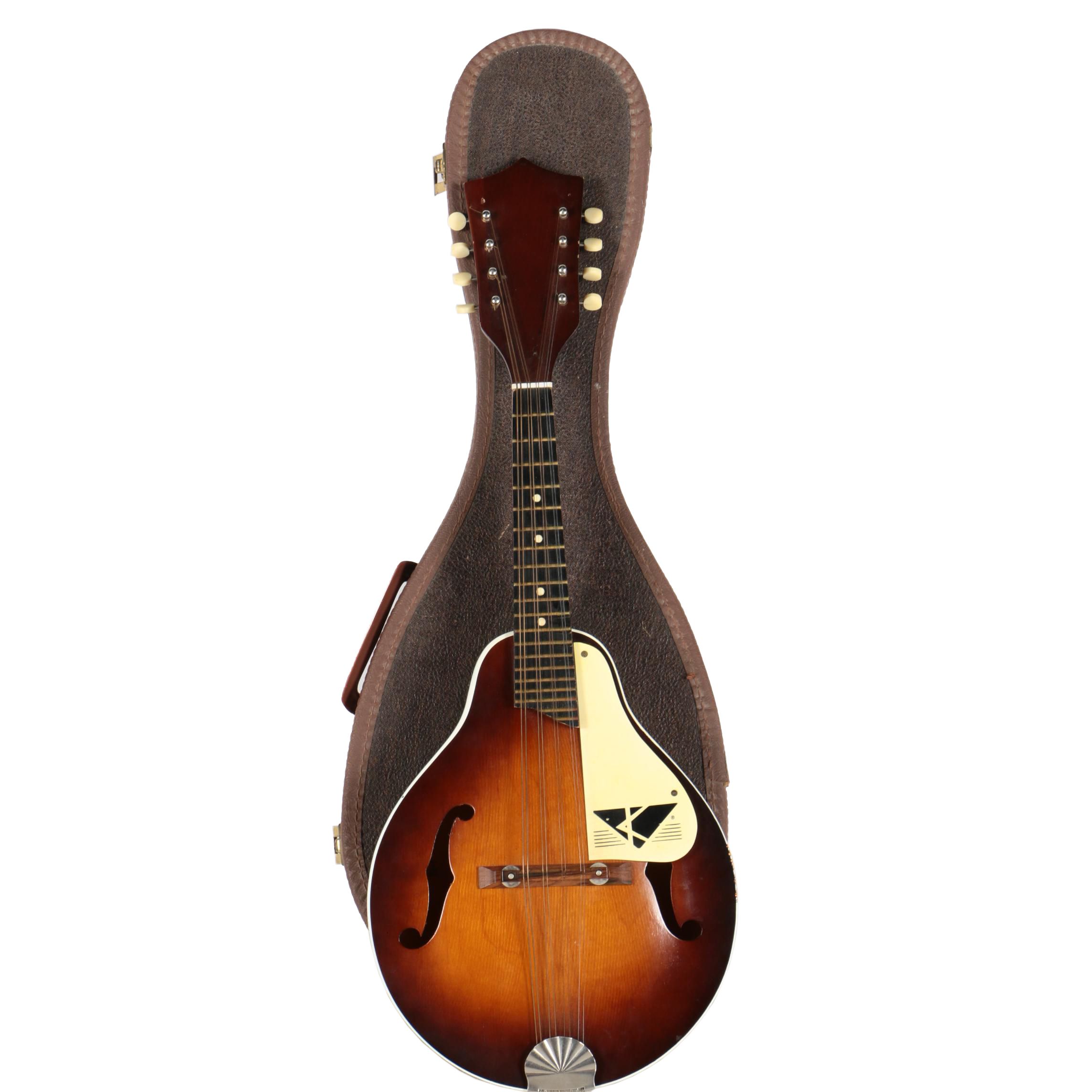 Mid 20th Century Kay N-1 Mandolin with Case
