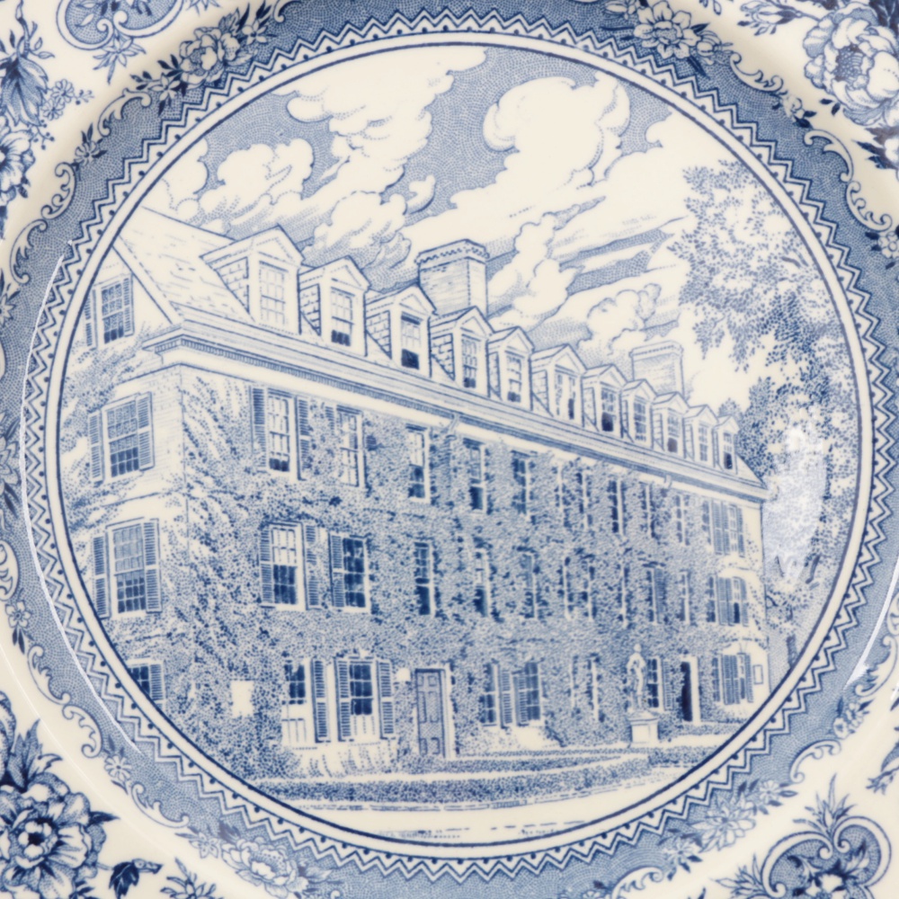 Collection of Vintage Pictorial Wedgwood "Yale" Tableware