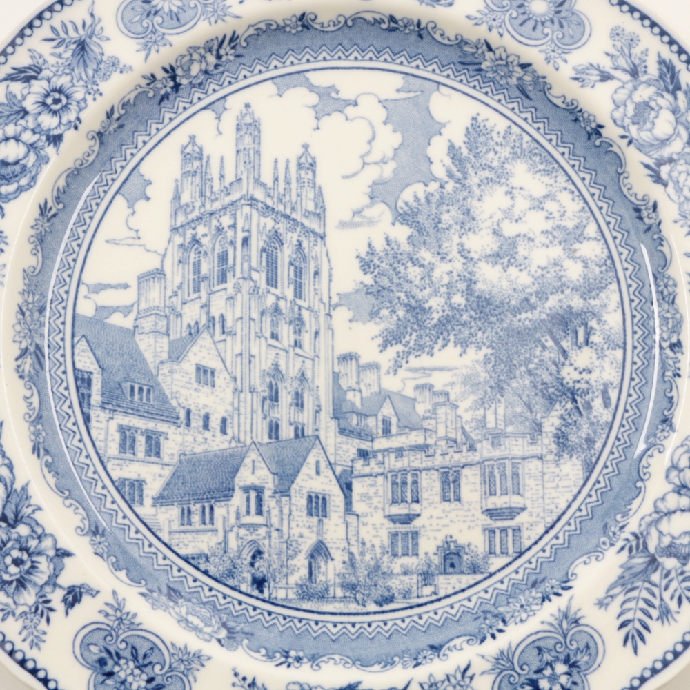 Collection of Vintage Pictorial Wedgwood "Yale" Tableware
