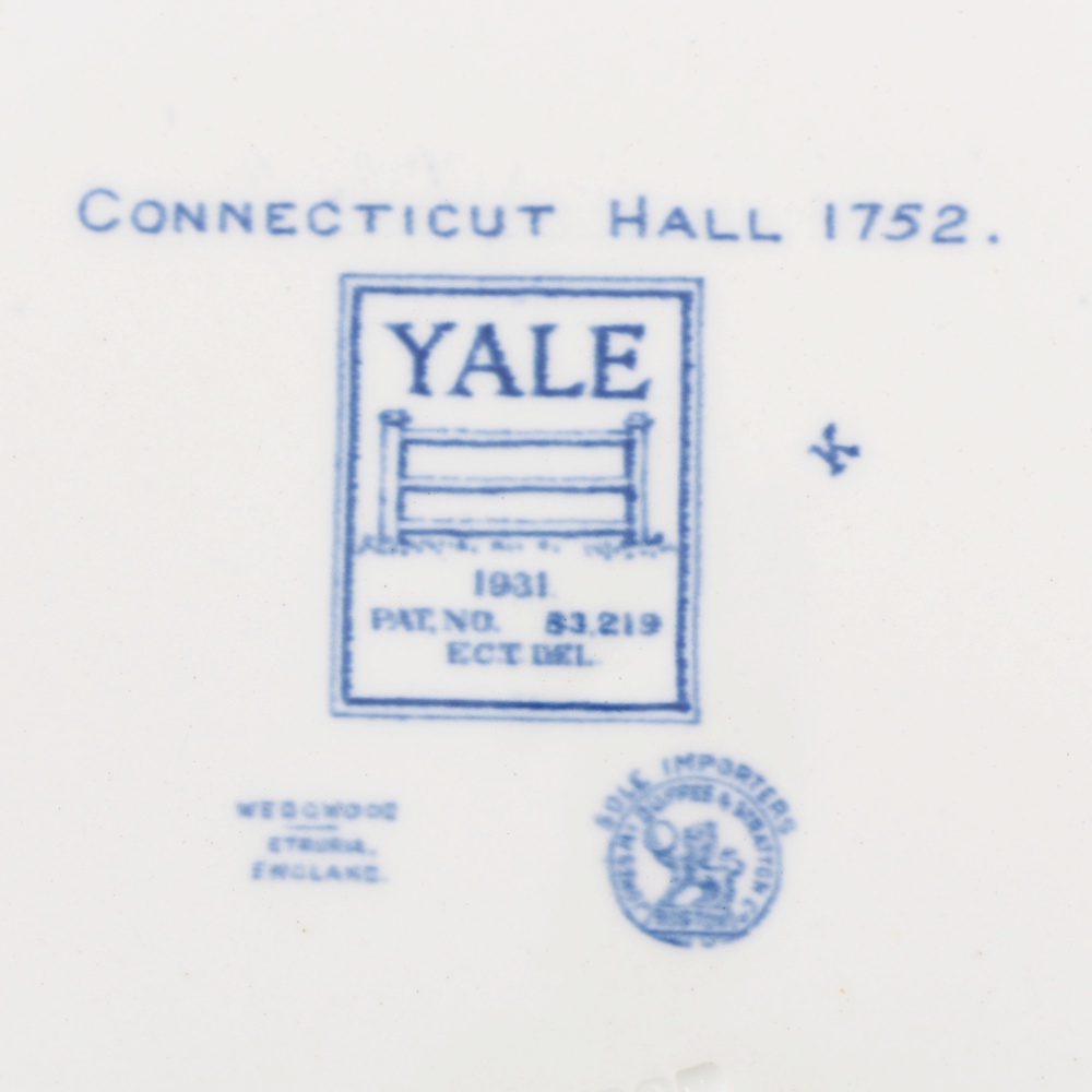 Collection of Vintage Pictorial Wedgwood "Yale" Tableware