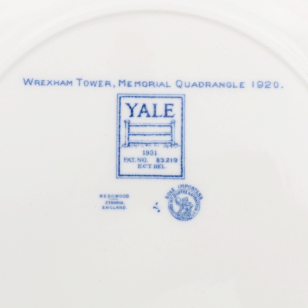 Collection of Vintage Pictorial Wedgwood "Yale" Tableware