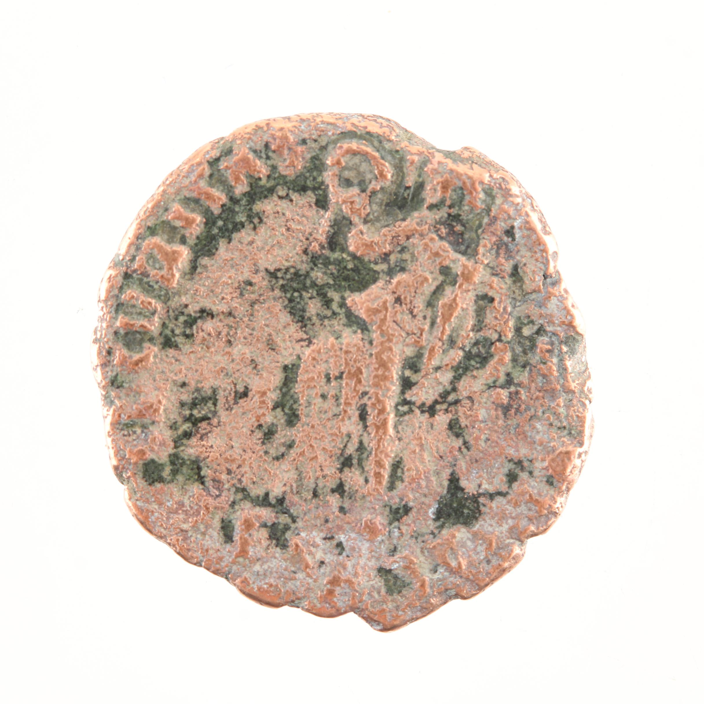 Nine Ancient Roman Imperial Bronze Coins from Constantine the Great's Era