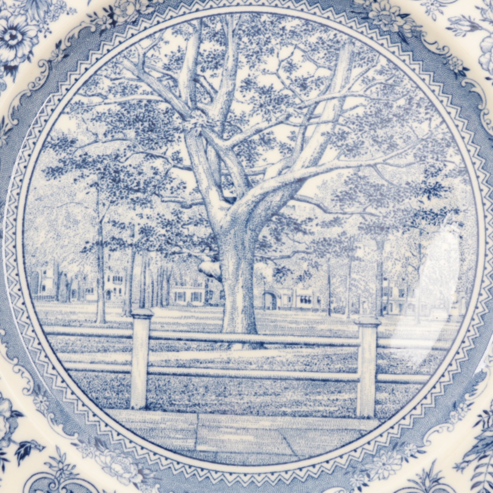 Collection of Vintage Pictorial Wedgwood "Yale" Tableware