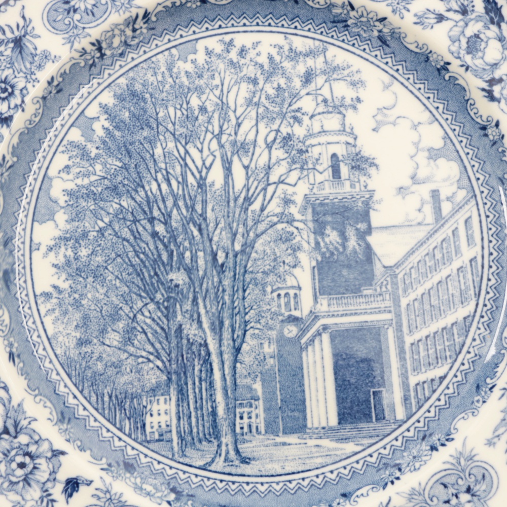 Collection of Vintage Pictorial Wedgwood "Yale" Tableware