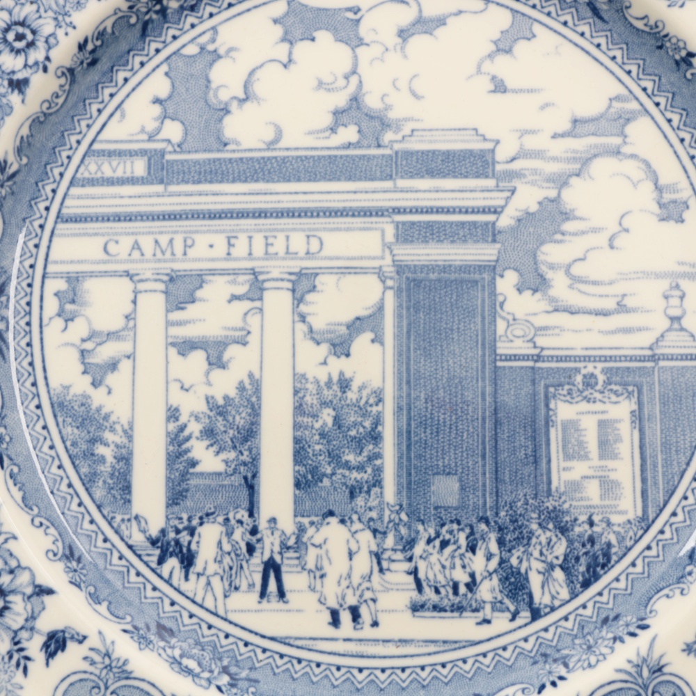 Collection of Vintage Pictorial Wedgwood "Yale" Tableware