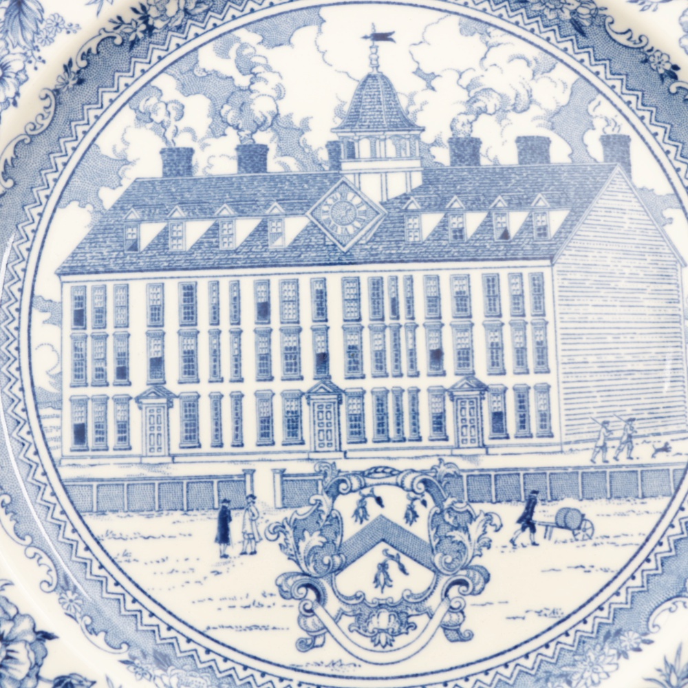 Collection of Vintage Pictorial Wedgwood "Yale" Tableware