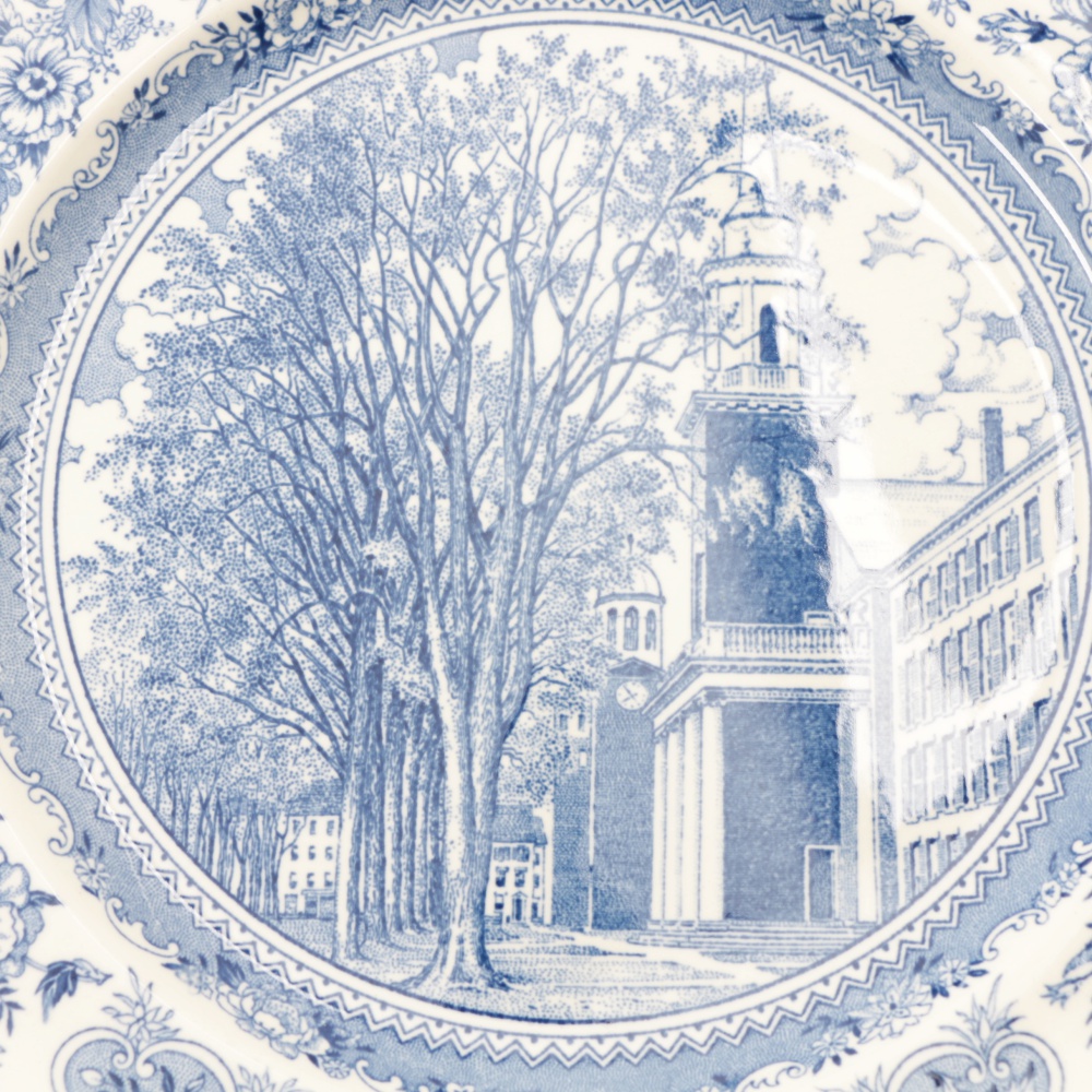 Collection of Vintage Pictorial Wedgwood "Yale" Tableware