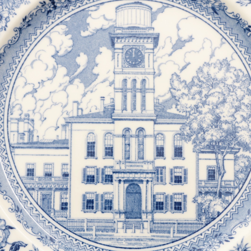 Collection of Vintage Pictorial Wedgwood "Yale" Tableware