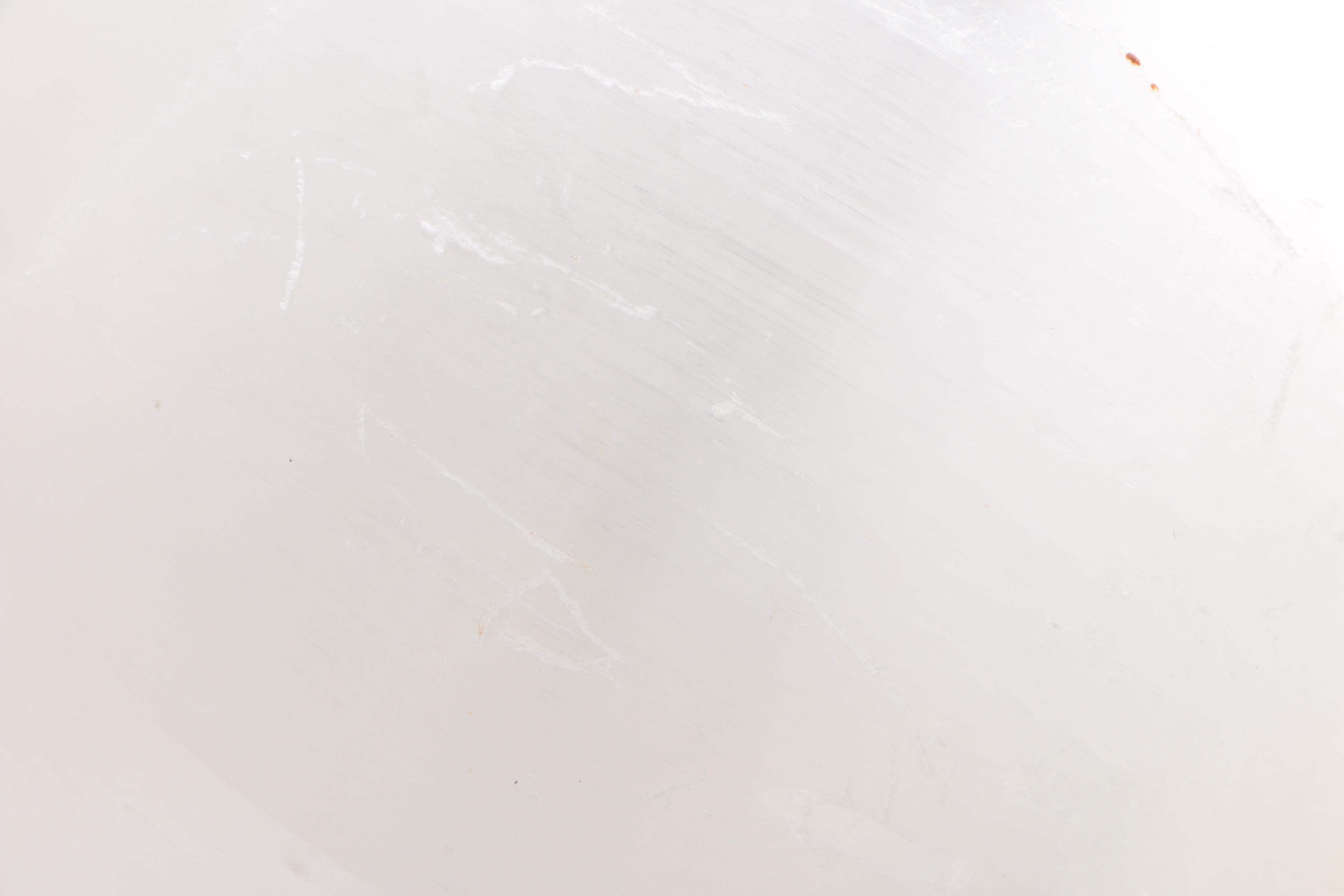 Satin Spar Sphere with Wood Stand