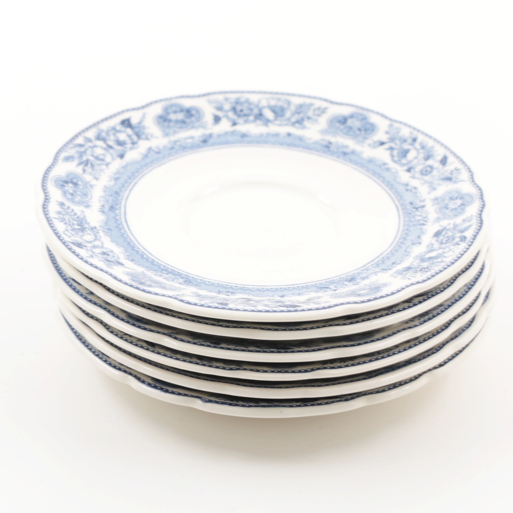 Collection of Vintage Pictorial Wedgwood "Yale" Tableware