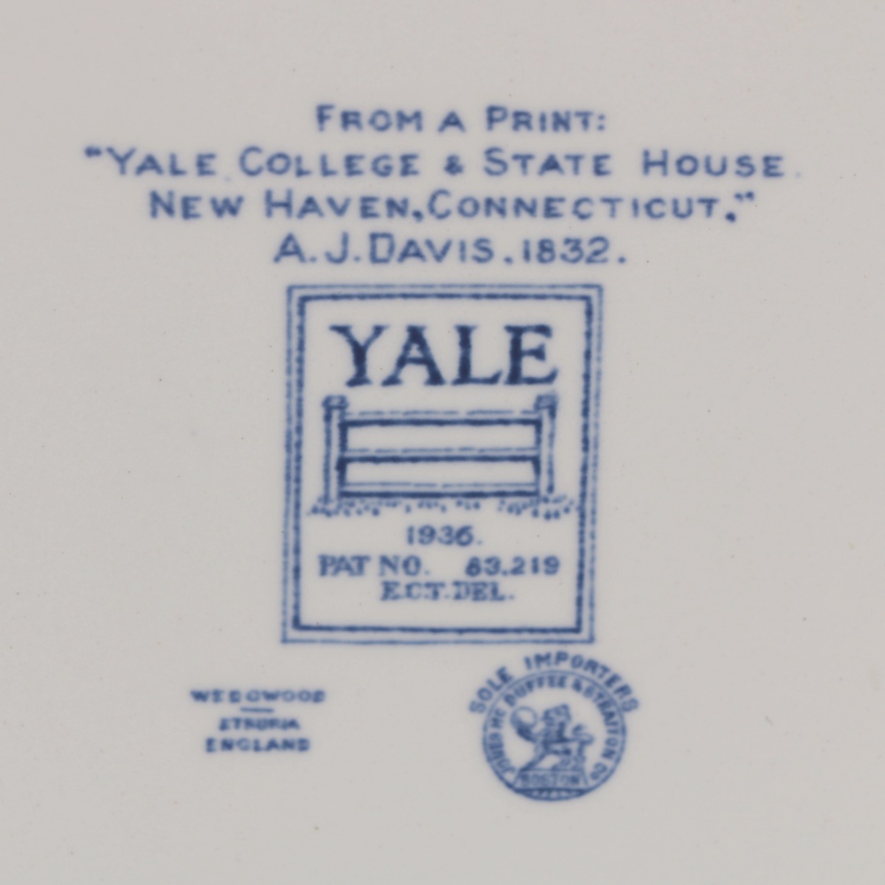 Collection of Vintage Pictorial Wedgwood "Yale" Tableware