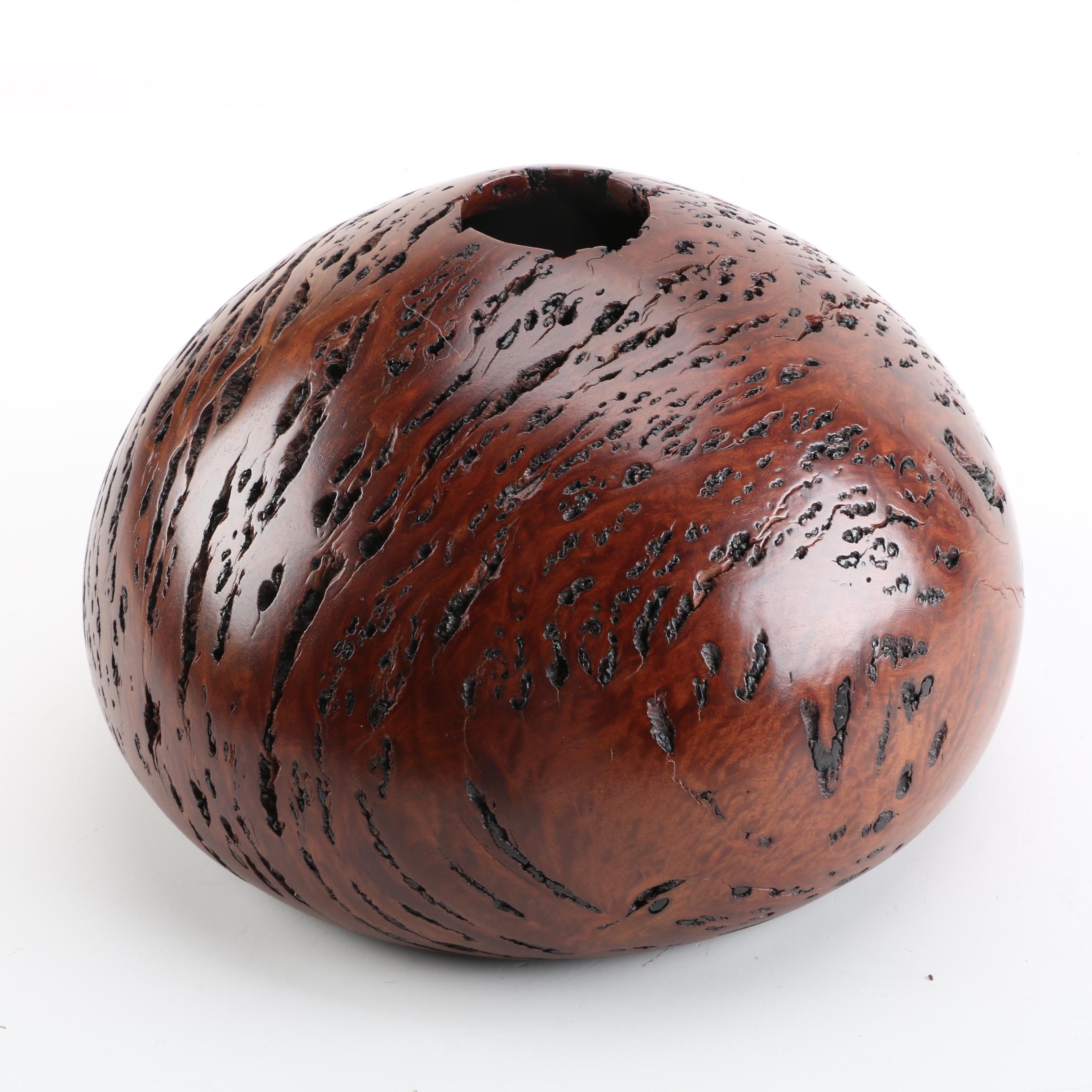 David Rennie Western Australian Jarrah Burl Wood Vase