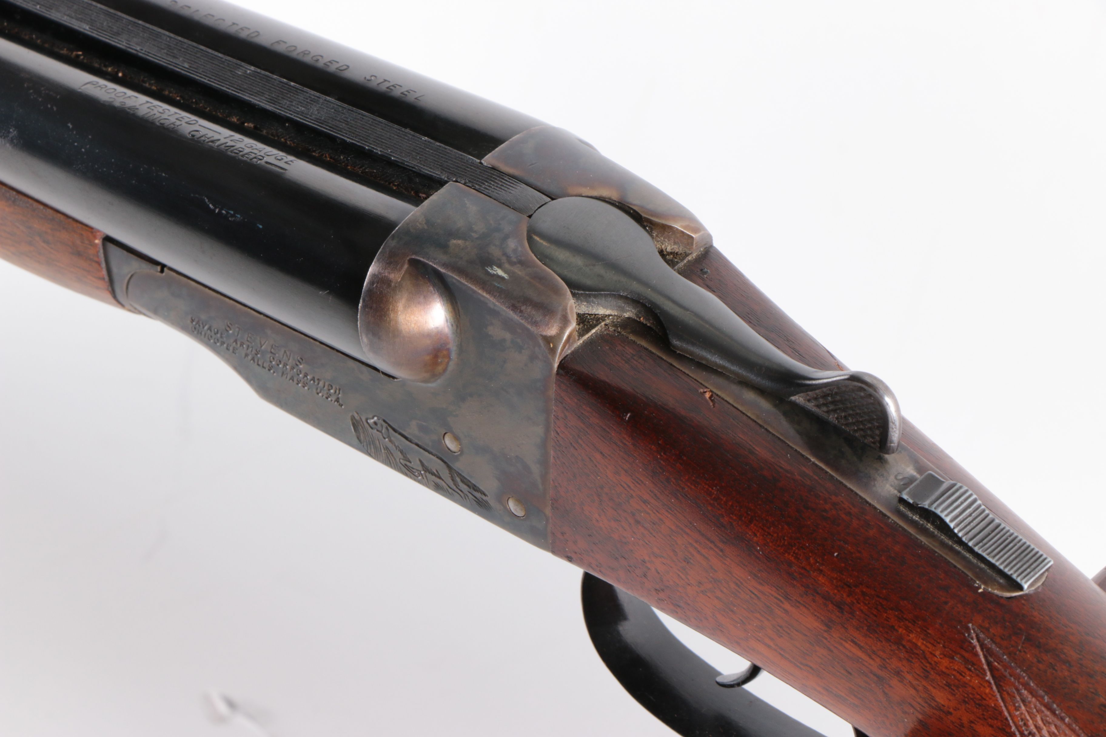 J. Stevens for Savage Arms Model 5100 12 Gauge Side by Side Shotgun