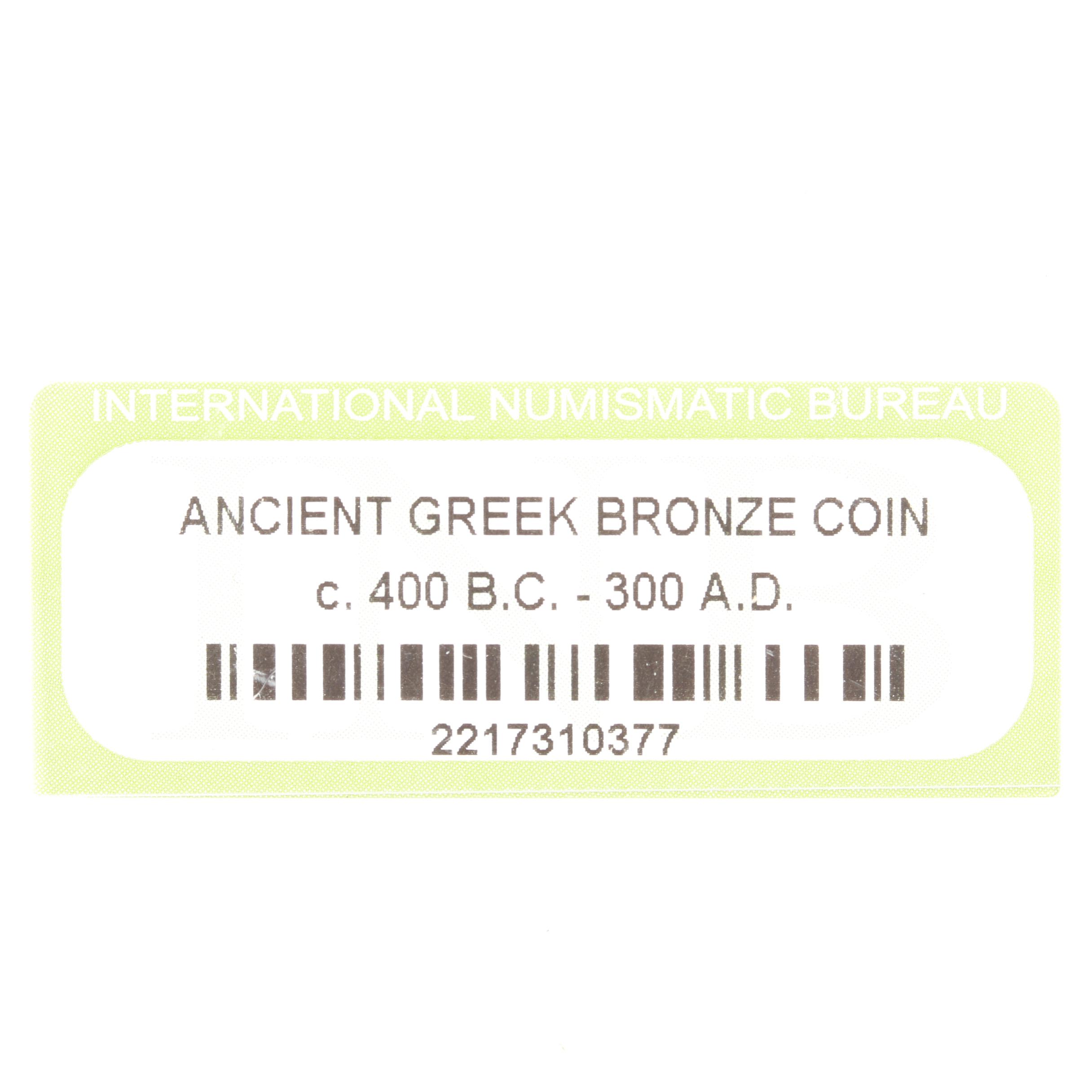 Ten Ancient Greek Bronze Coins