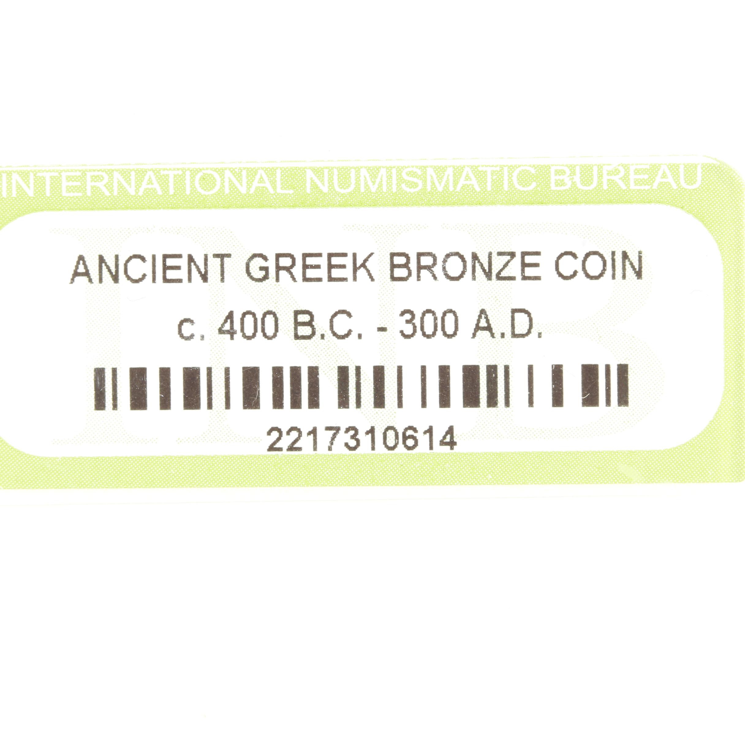 Ten Ancient Greek Bronze Coins