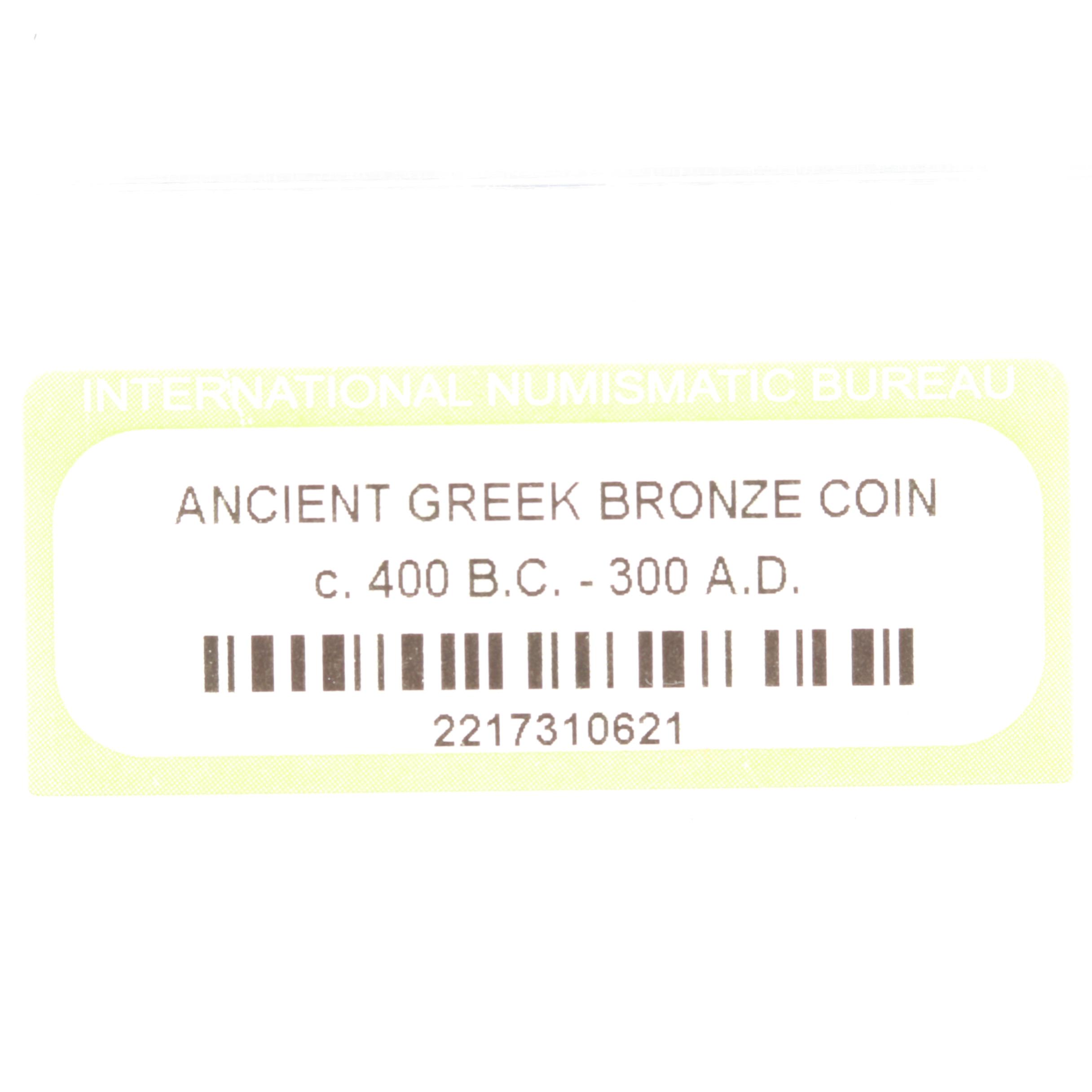 Ten Ancient Greek Bronze Coins