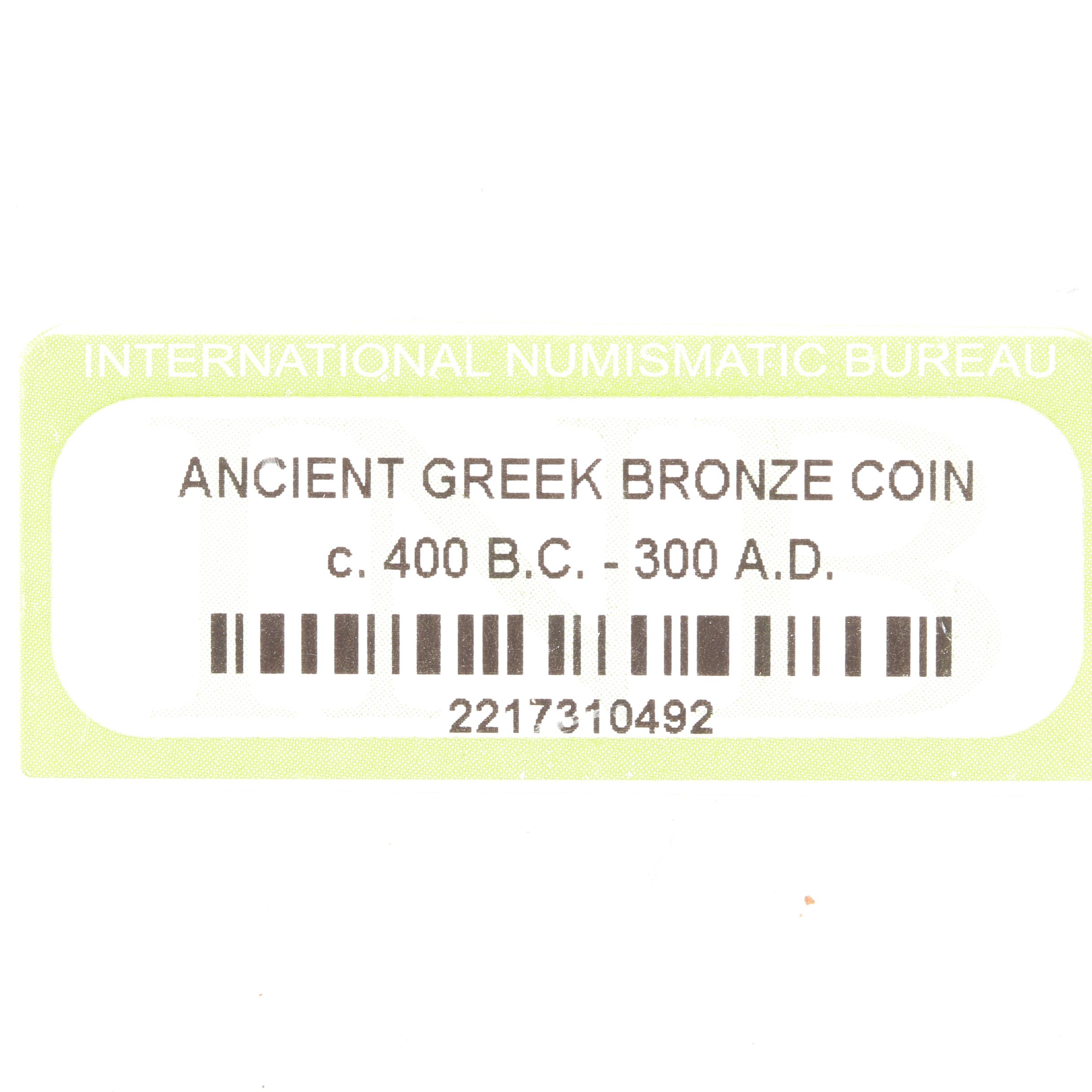 Ten Ancient Greek Bronze Coins