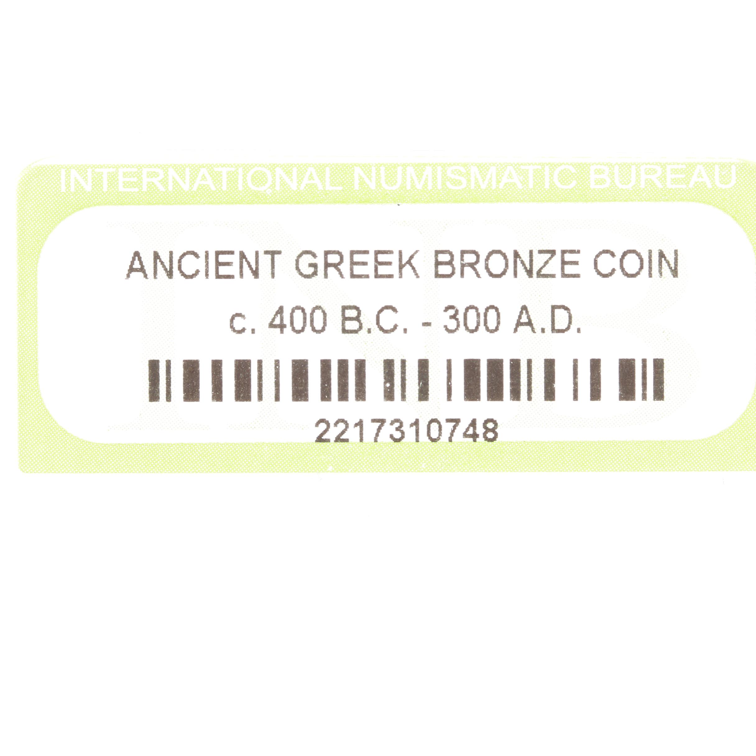 Ten Ancient Greek Bronze Coins