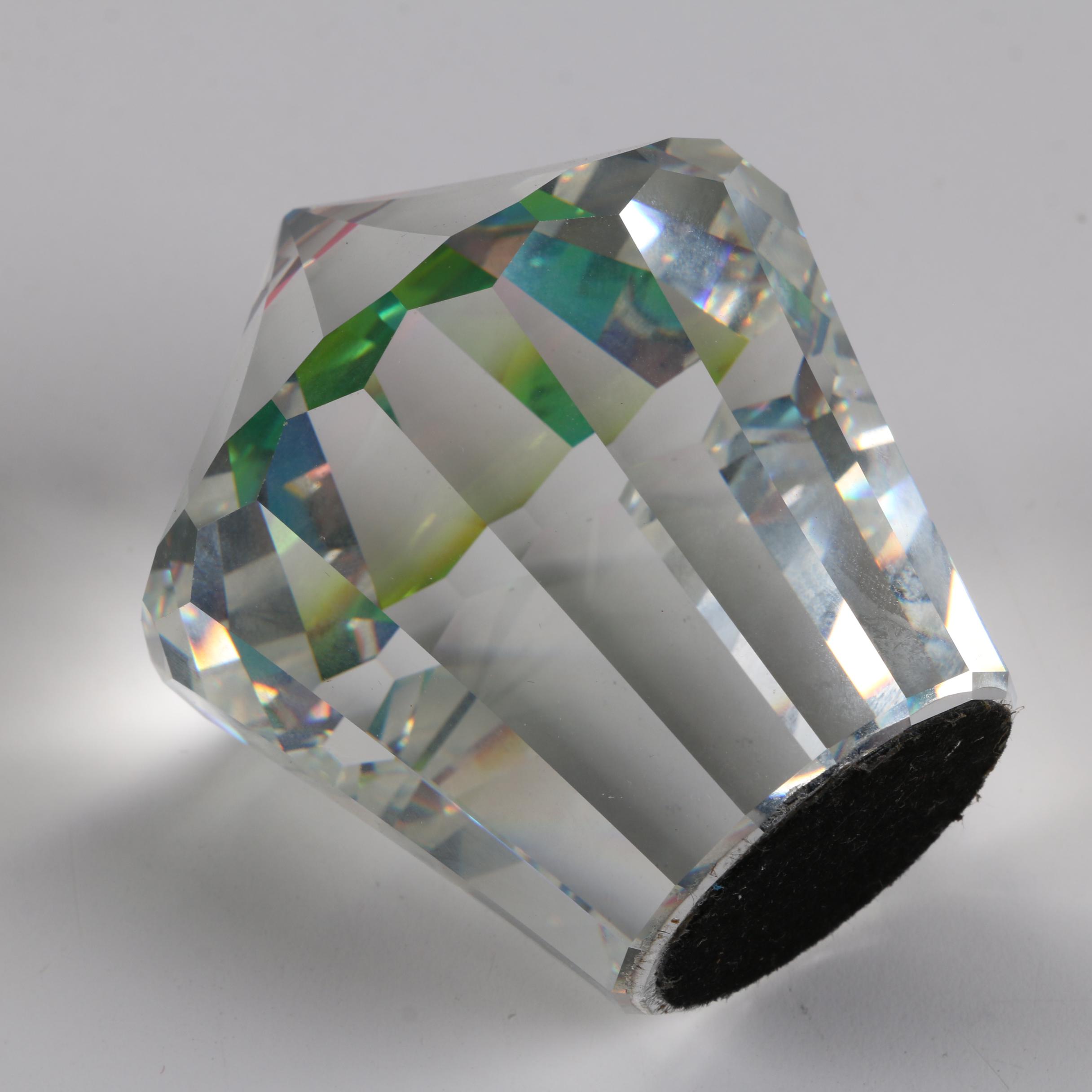 Swarovski Crystal Vitrail Paperweight with Other Vitrail Paperweights