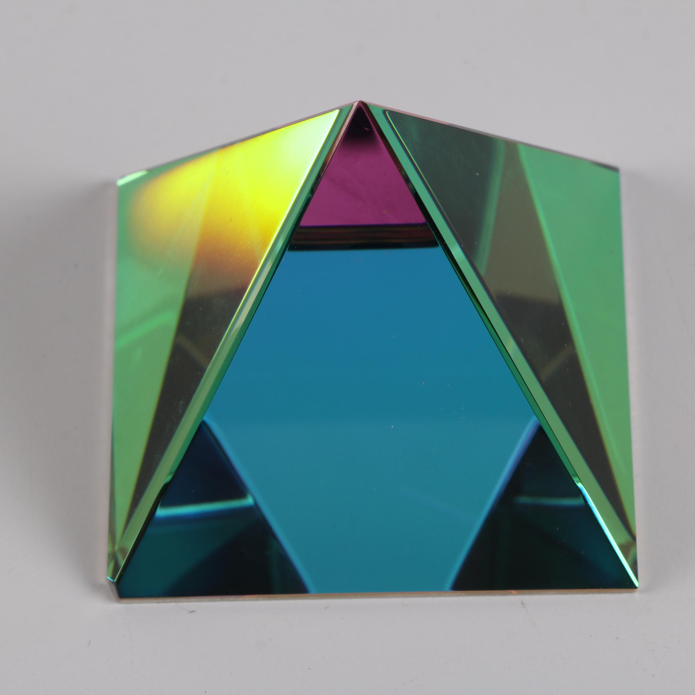 Swarovski Crystal Vitrail Paperweight with Other Vitrail Paperweights