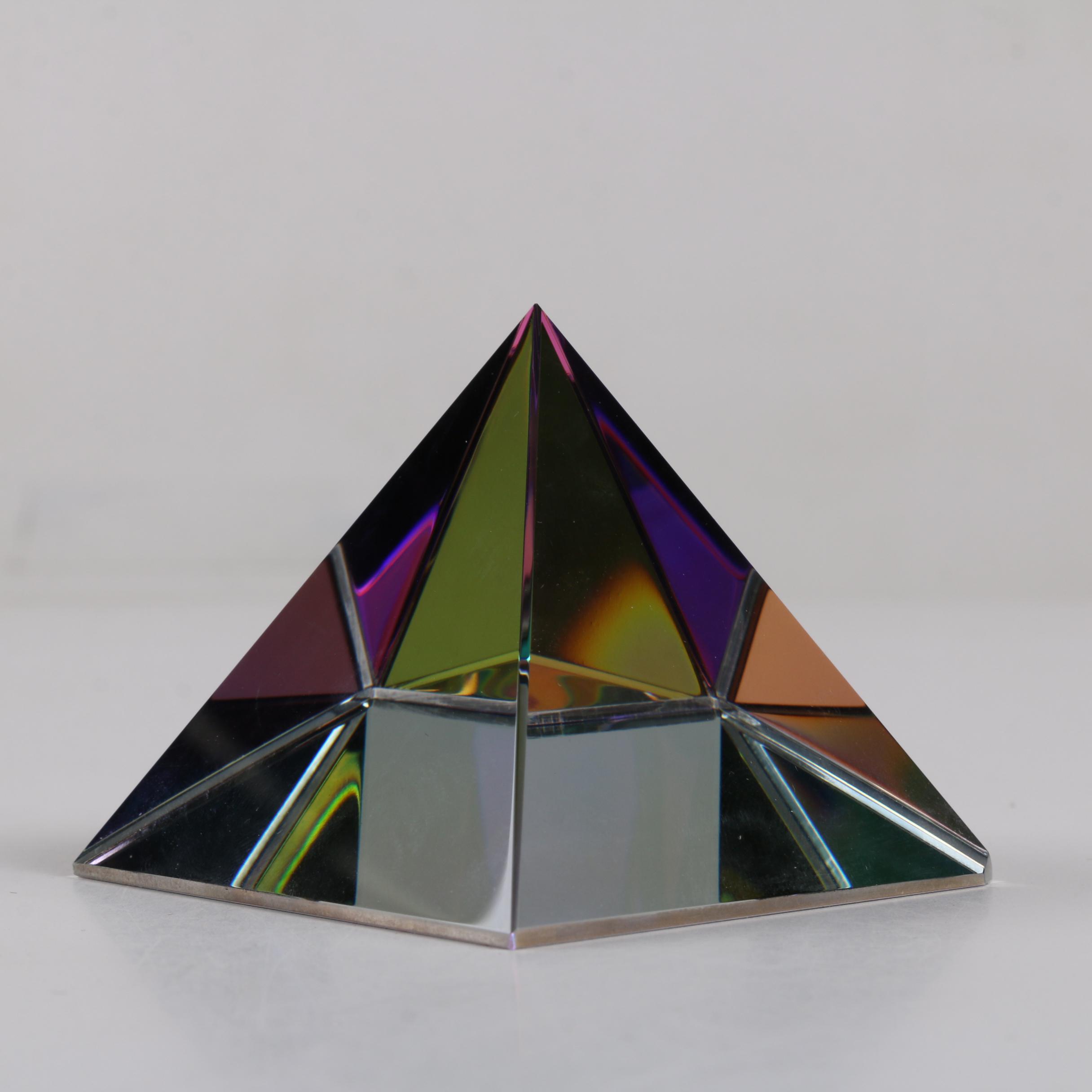 Swarovski Crystal Vitrail Paperweight with Other Vitrail Paperweights