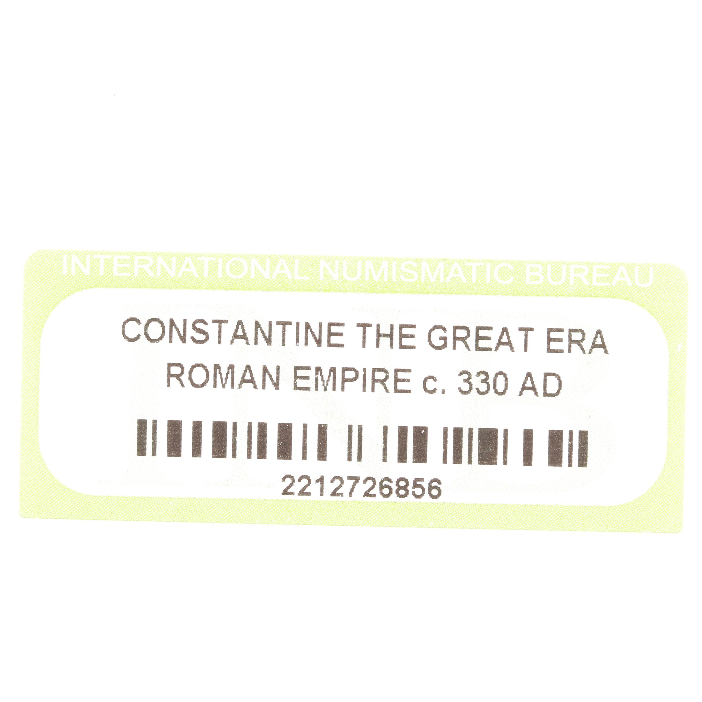 Ten Ancient Roman Imperial Bronze Coins from Constantine the Great's Era