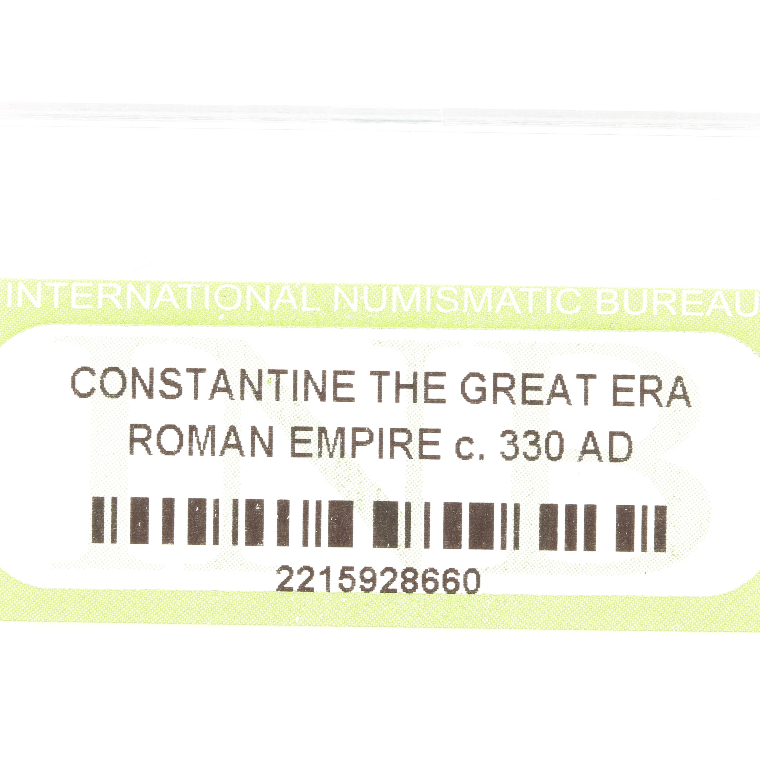 Ten Ancient Roman Imperial Bronze Coins from Constantine the Great's Era