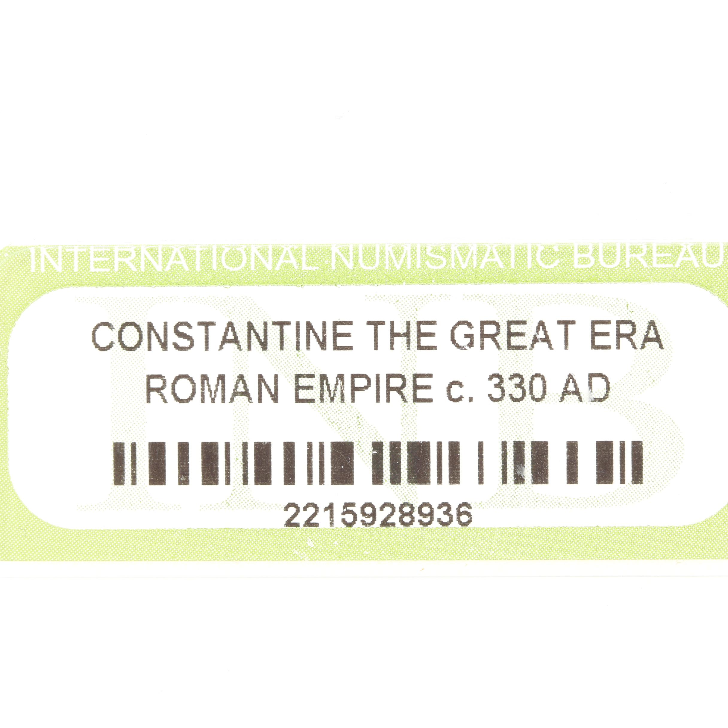 Ten Ancient Roman Imperial Bronze Coins from Constantine the Great's Era