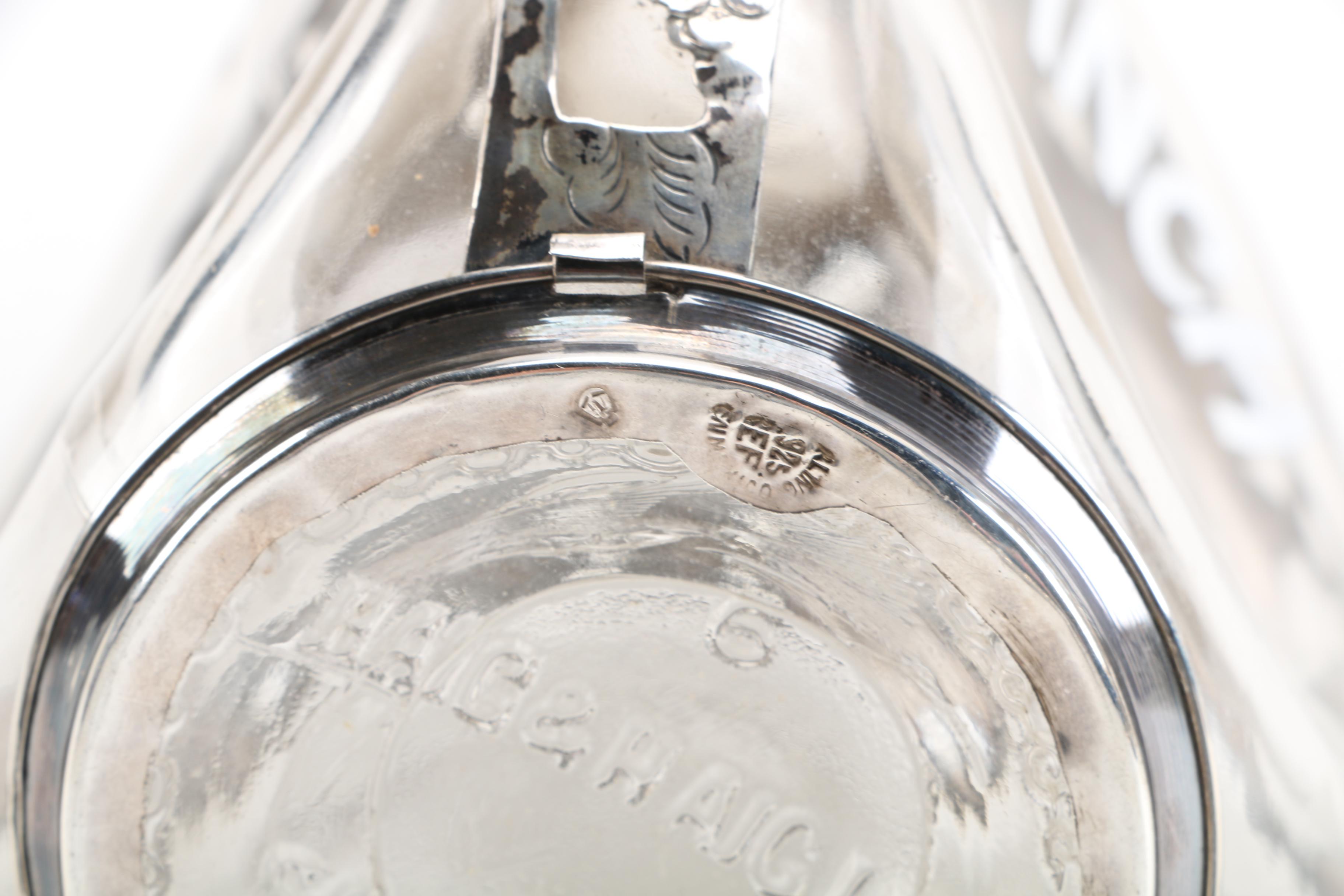 Haig & Haig Whiskey Pinch Decanter with Sterling Accents