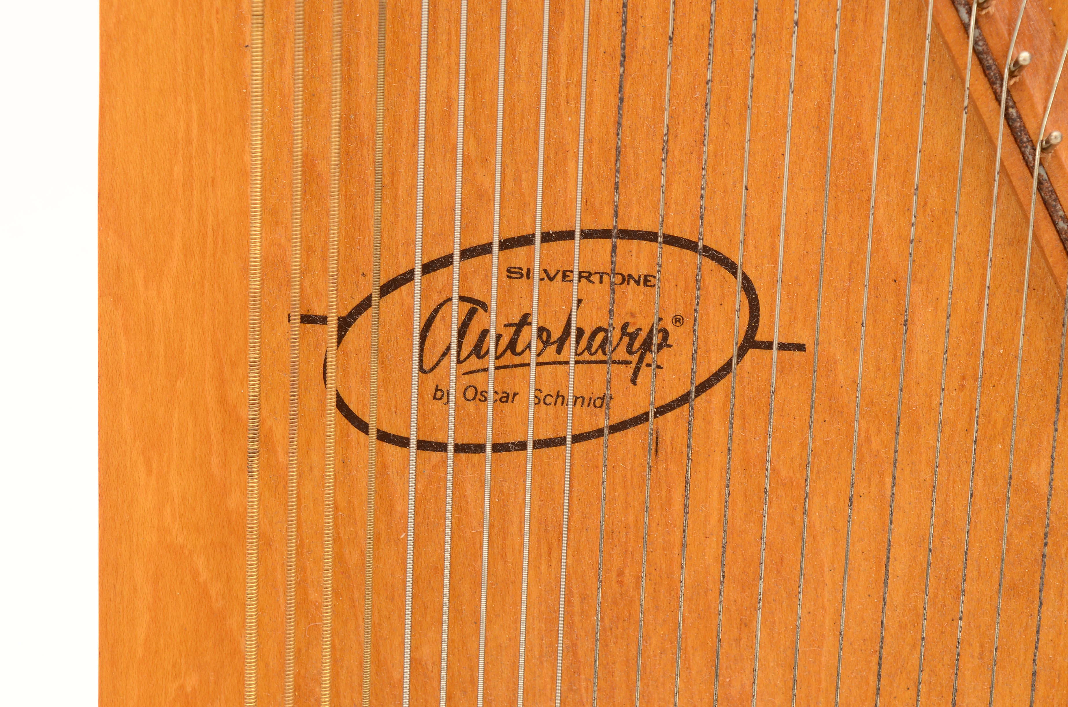 Silvertone Autoharp by Oscar Schmidt