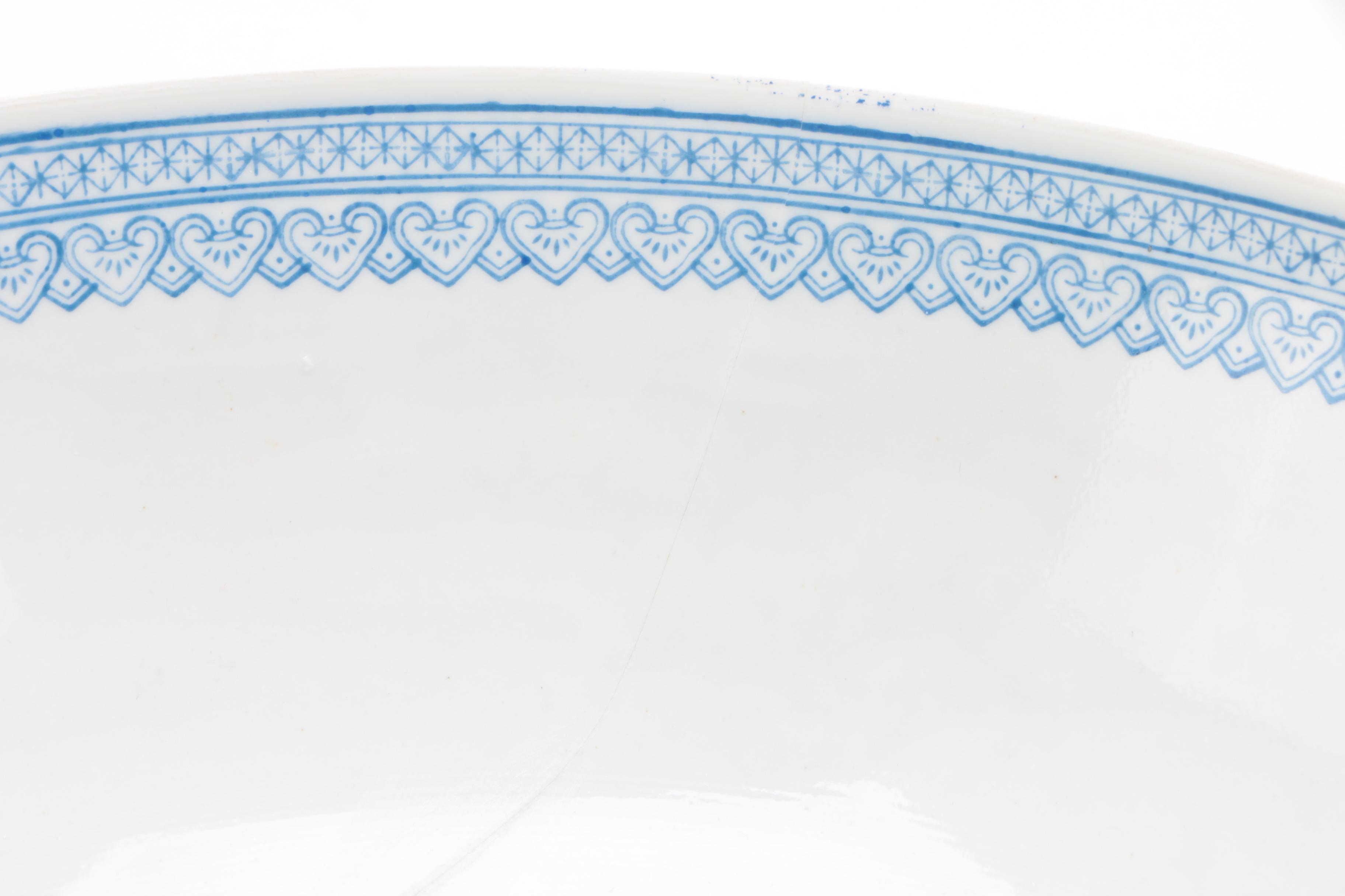 Vintage Chinese Eggshell Porcelain Bowl with Stand