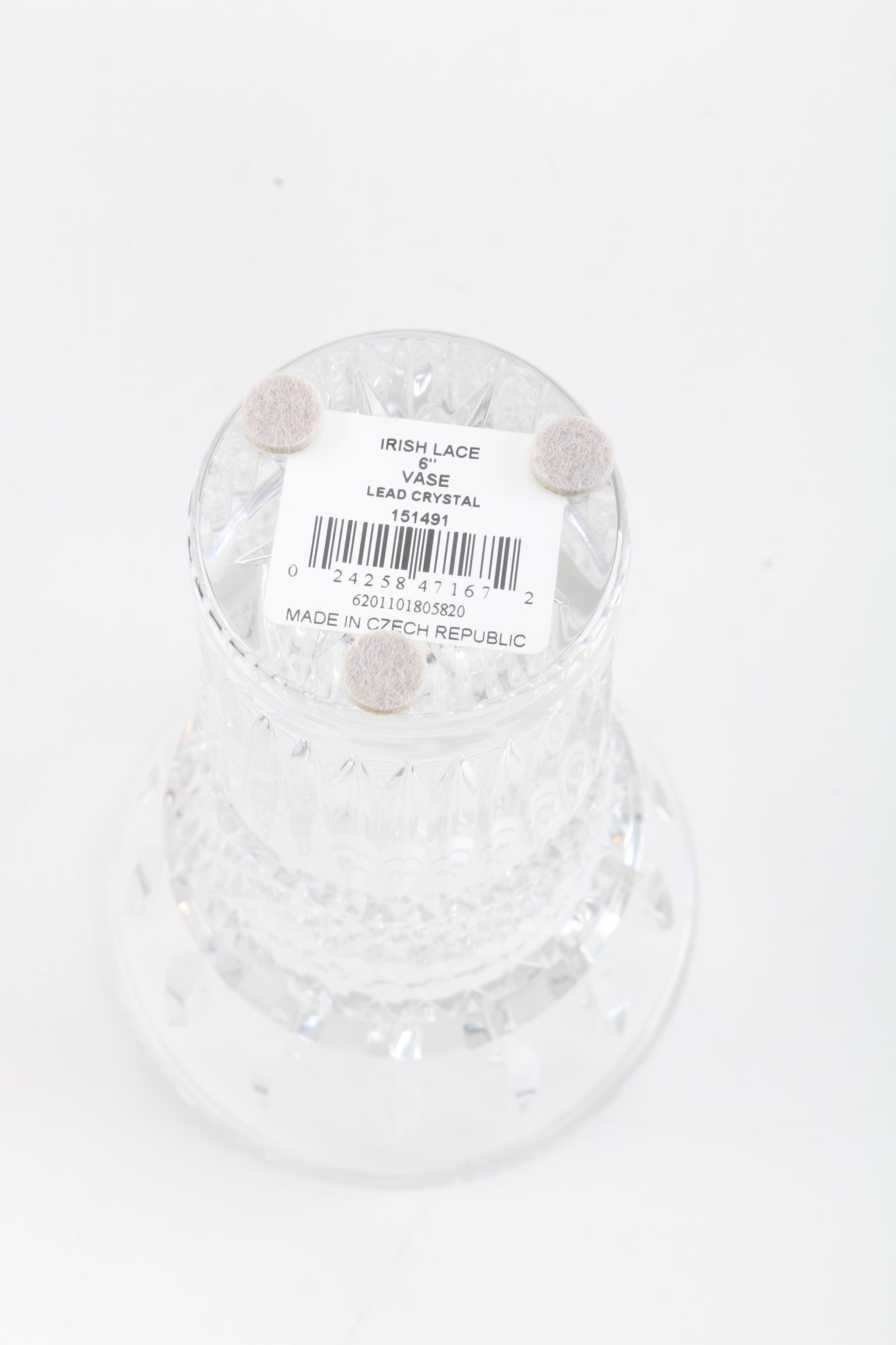 Waterford Crystal "Irish Lace" Vase
