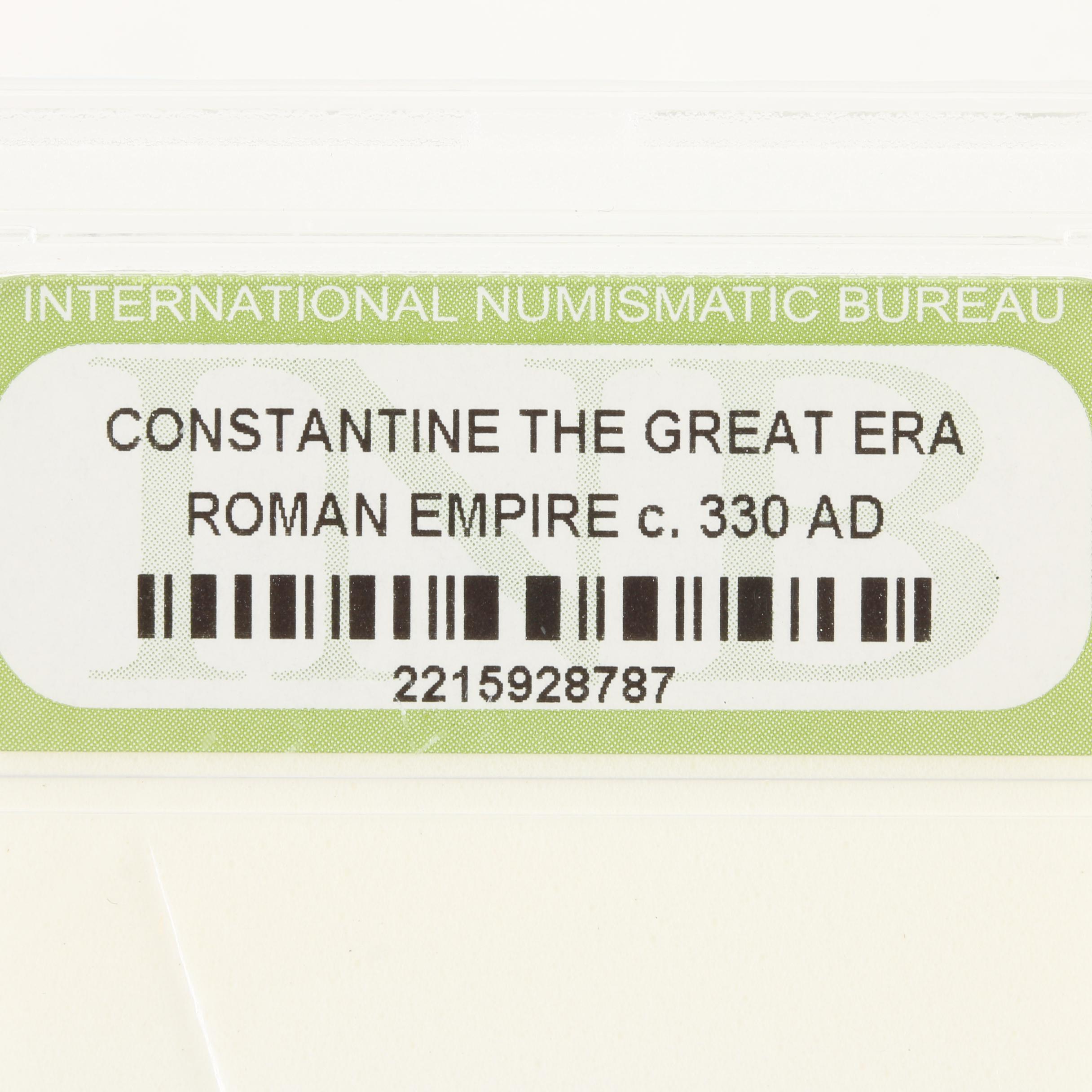 Ten Ancient Roman Imperial Bronze Coins from Constantine the Great's Era