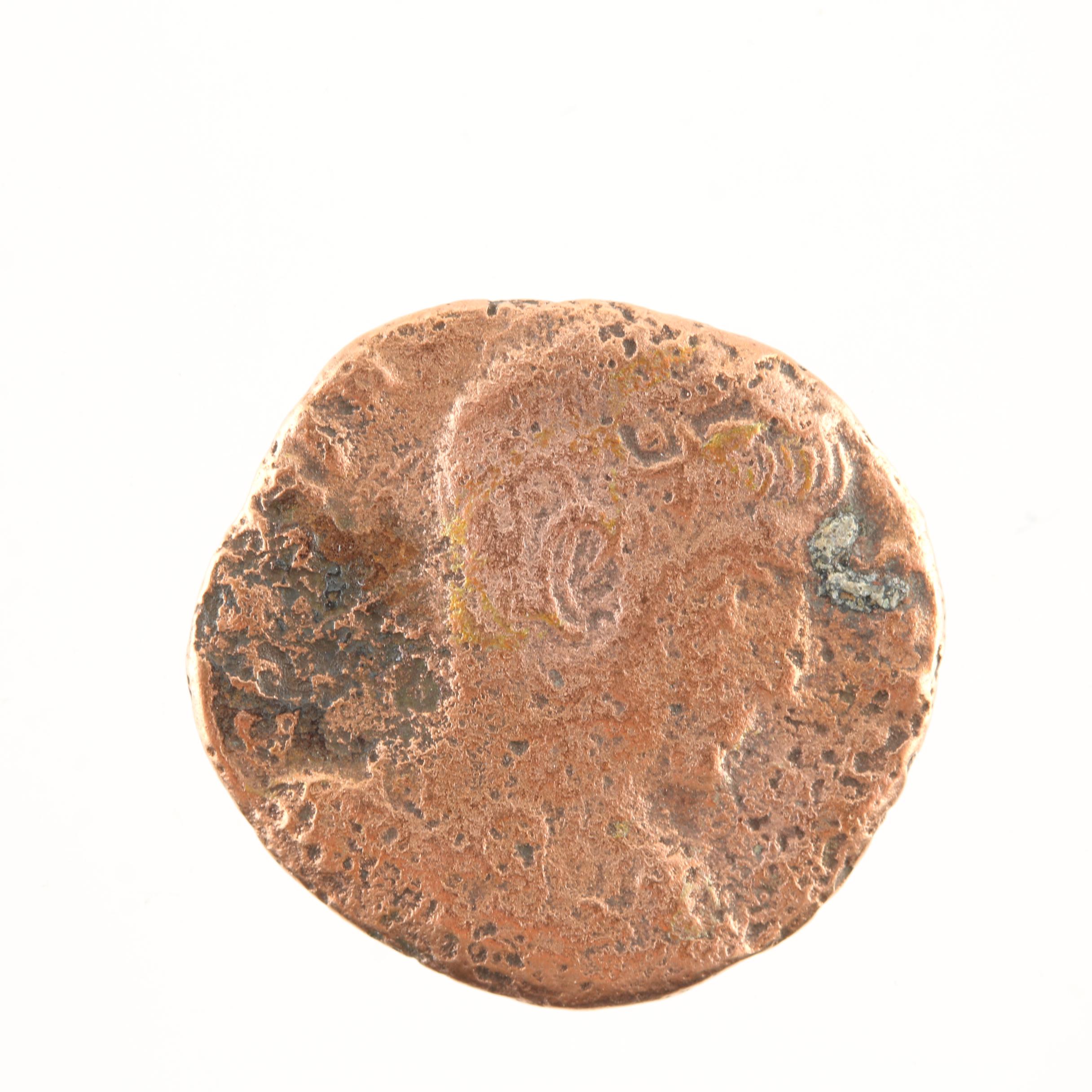 Ten Ancient Roman Imperial Bronze Coins from Constantine the Great's Era