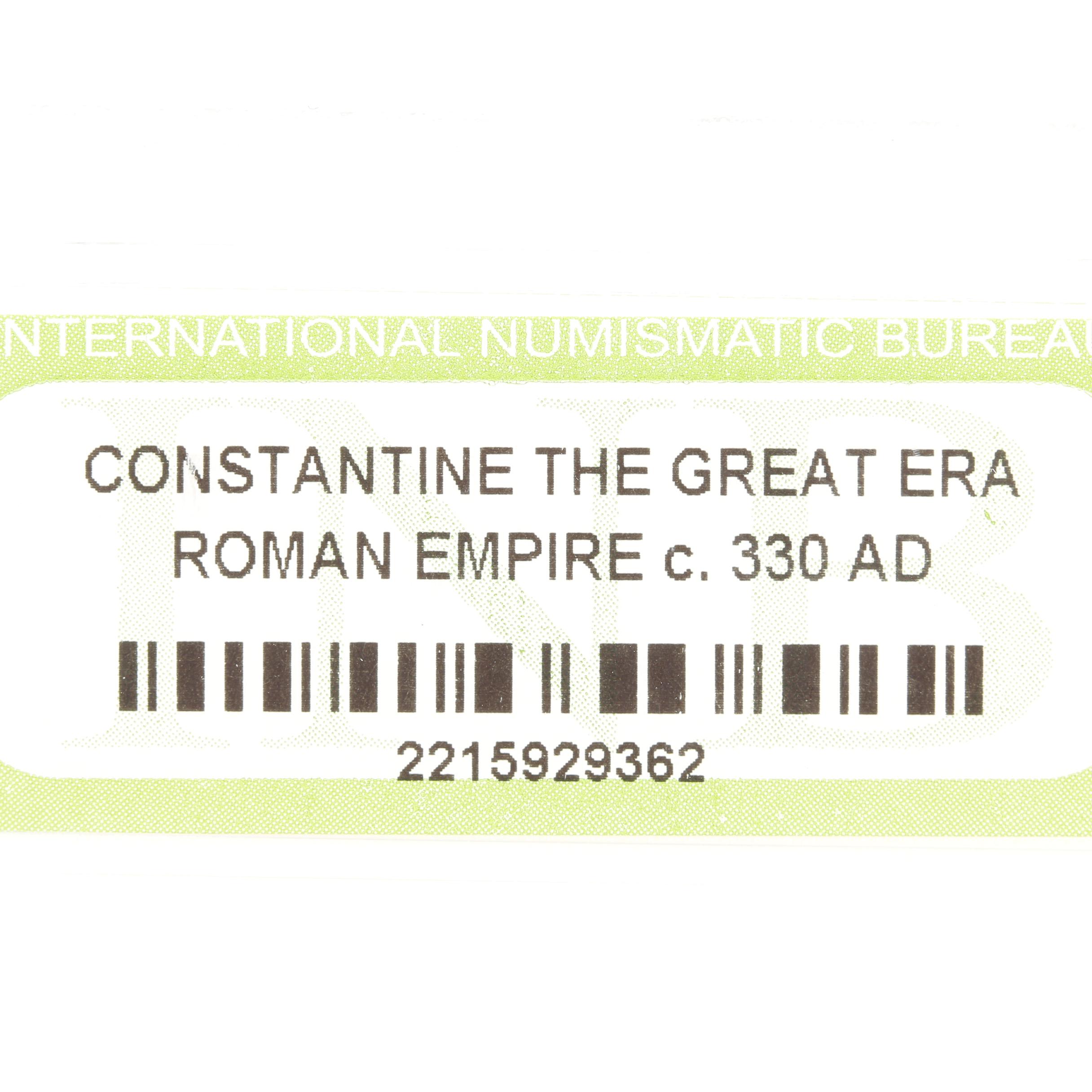 Ten Ancient Roman Imperial Bronze Coins from Constantine the Great's Era