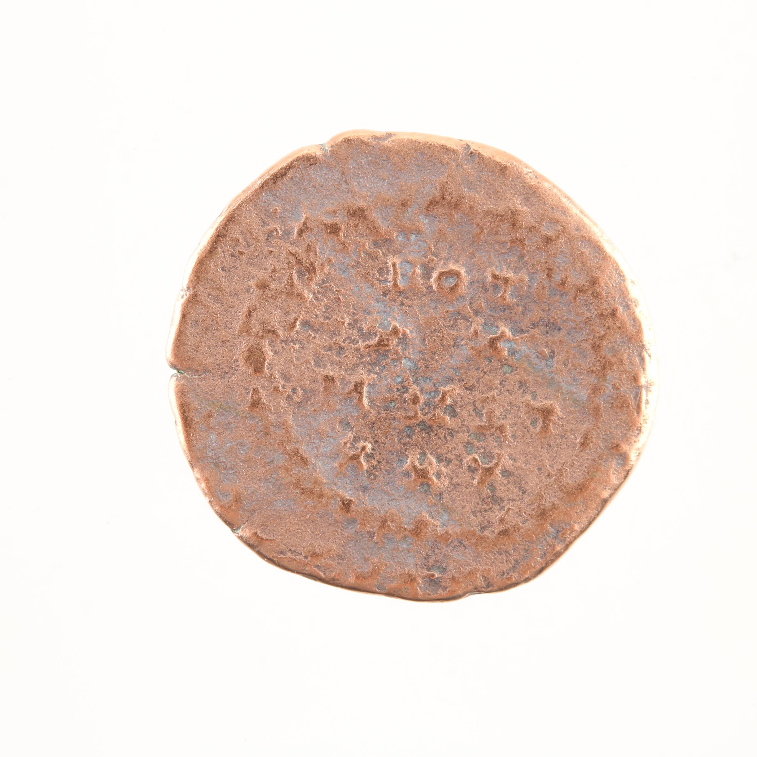 Ten Ancient Roman Imperial Bronze Coins from Constantine the Great's Era