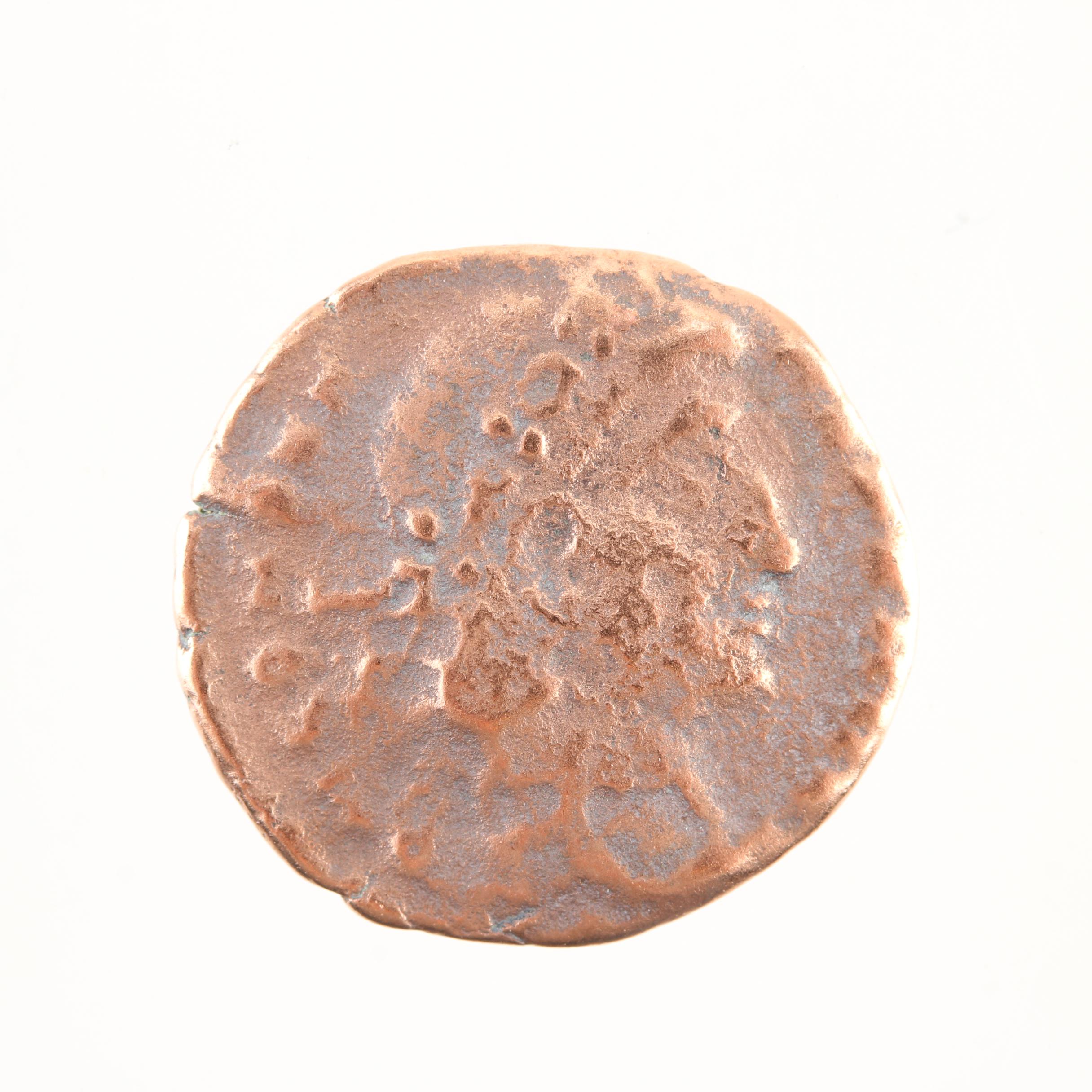 Ten Ancient Roman Imperial Bronze Coins from Constantine the Great's Era