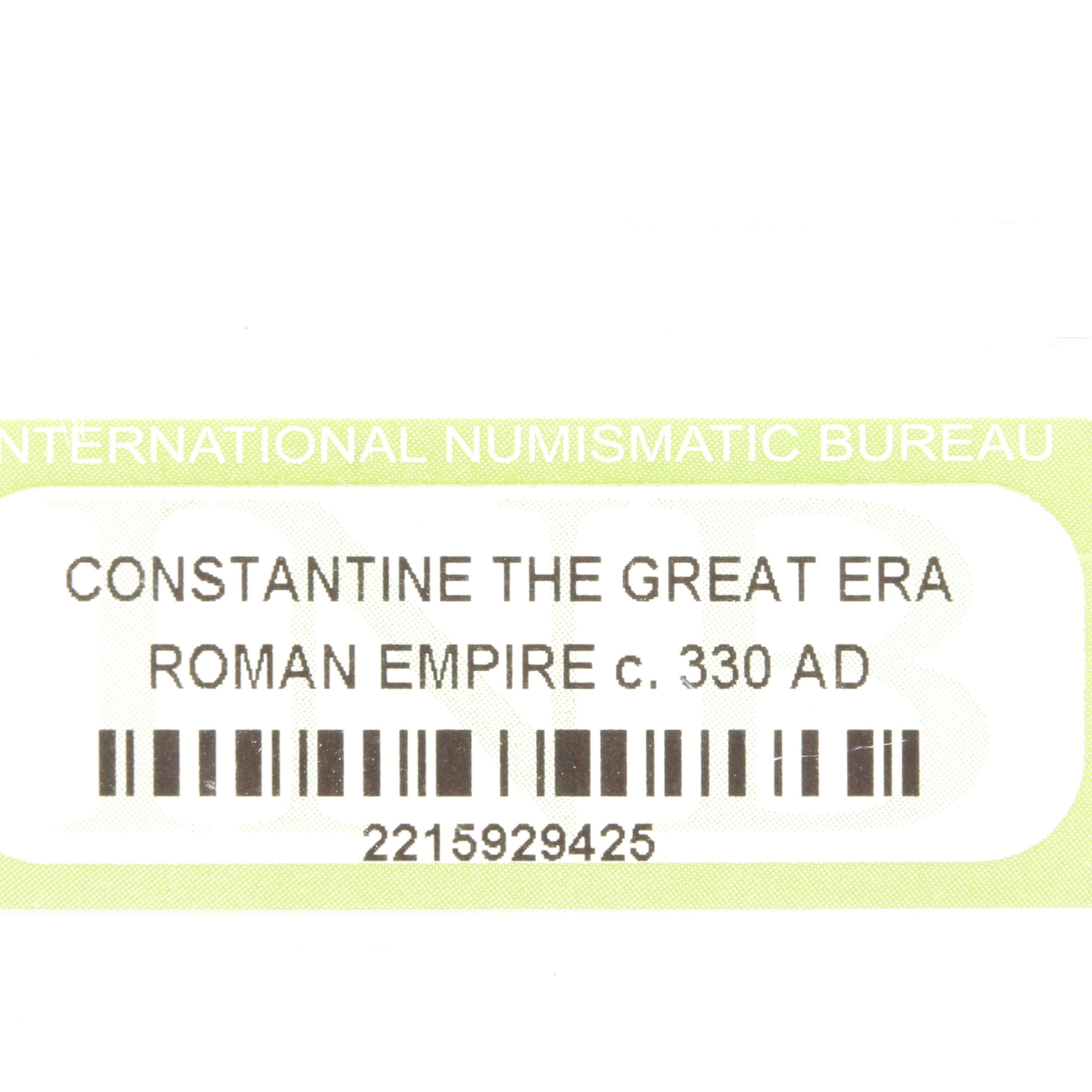 Ten Ancient Roman Imperial Bronze Coins from Constantine the Great's Era