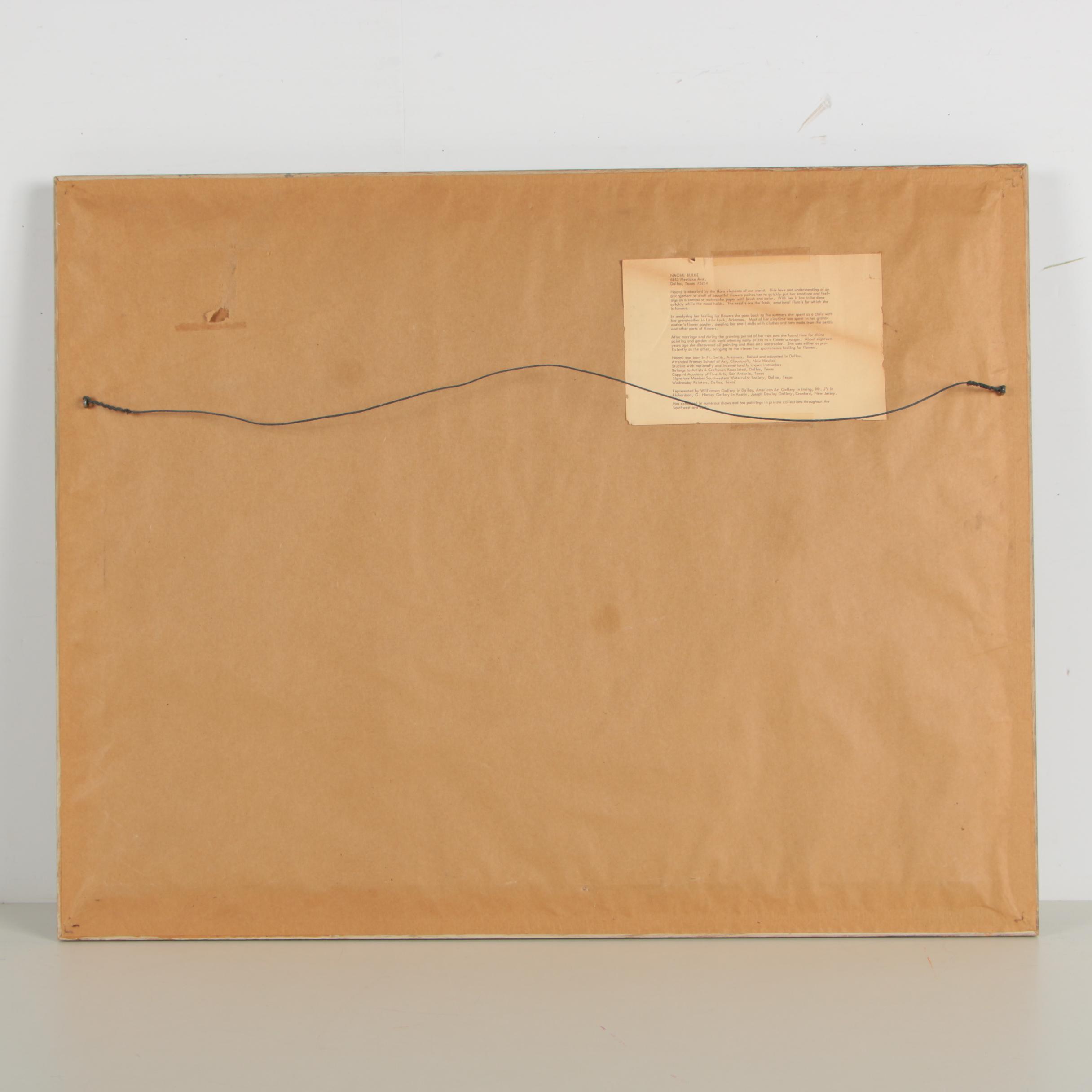 Naomi Burke Watercolor Painting