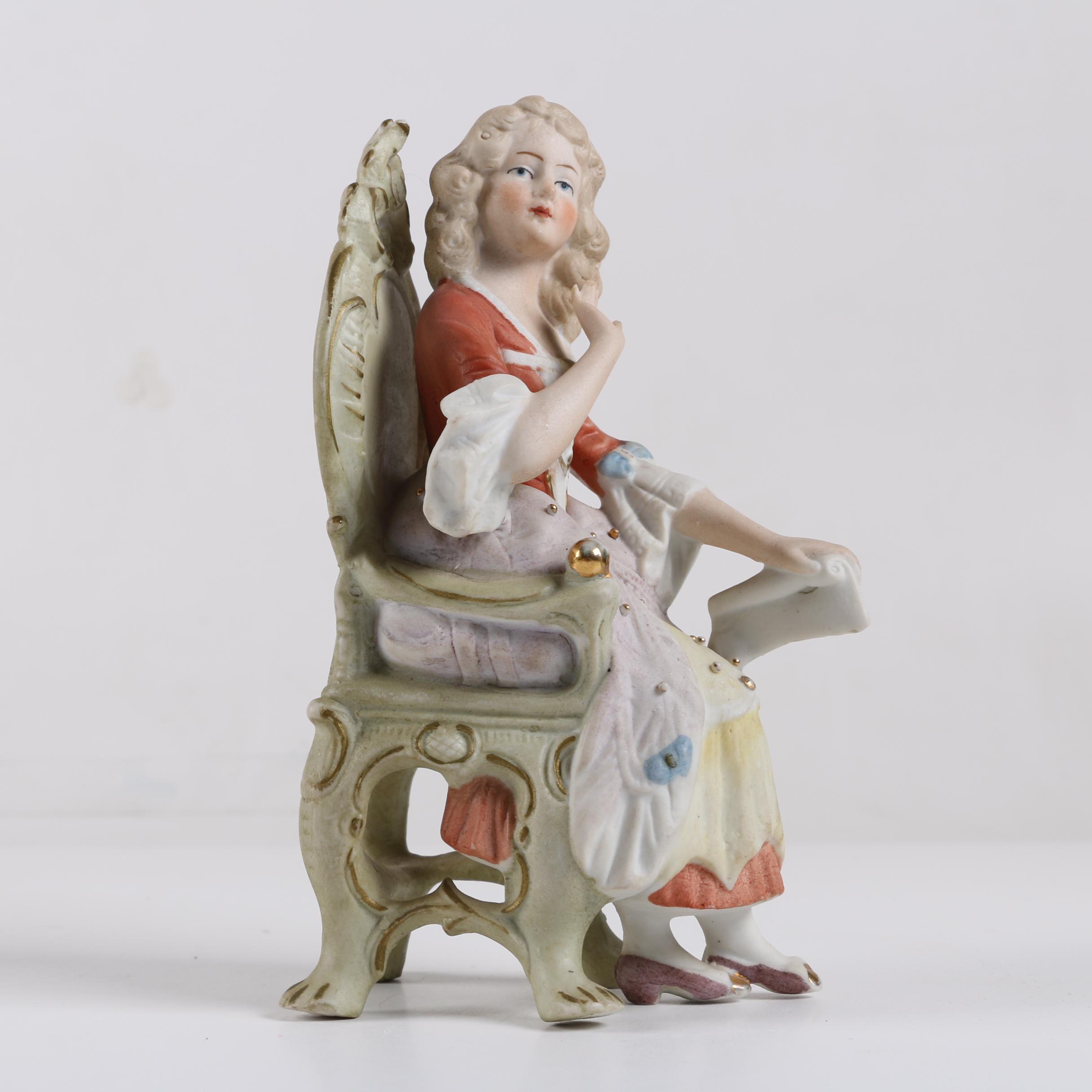 Victorian Style Ceramic Figurines