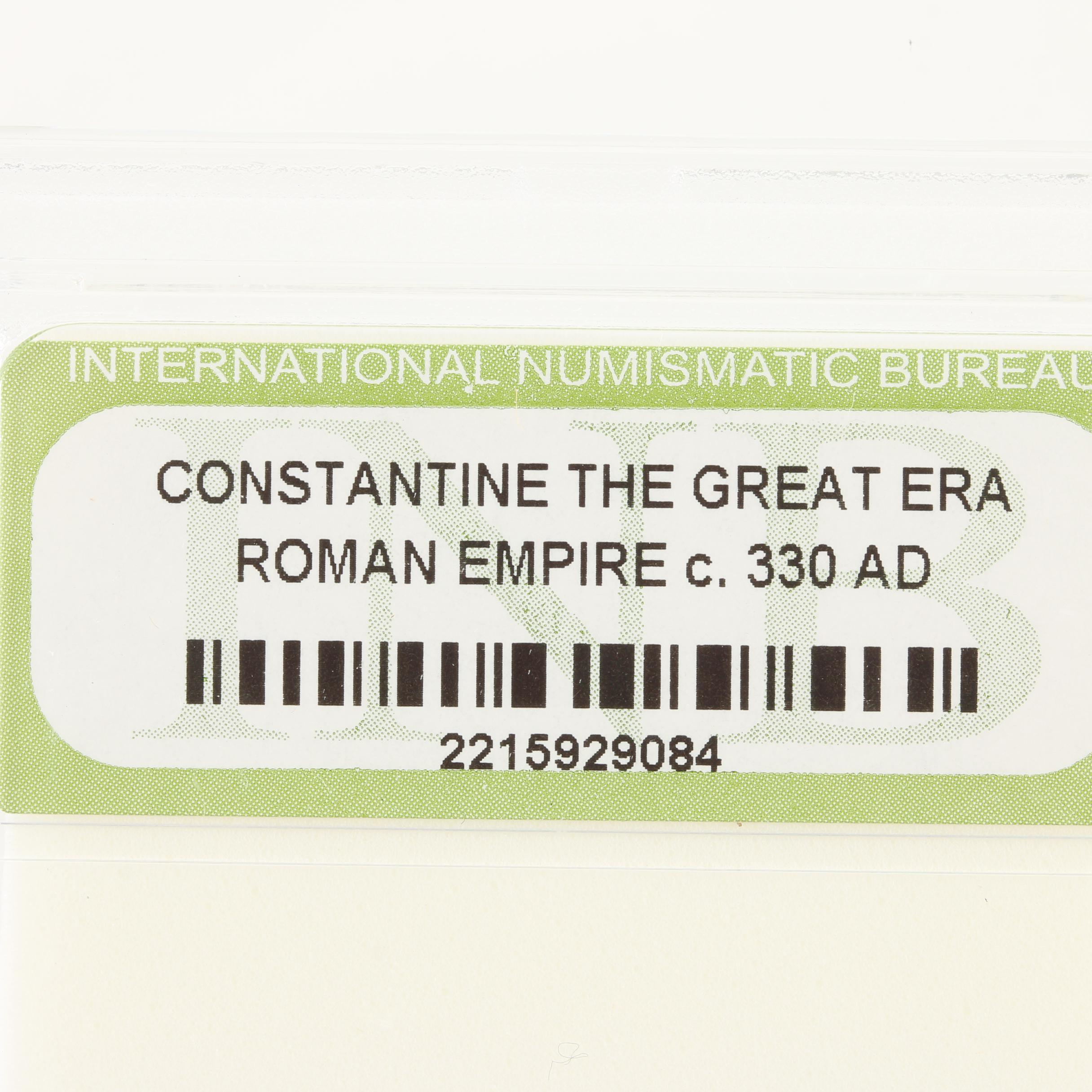 Ten Ancient Roman Imperial Bronze Coins from Constantine the Great's Era