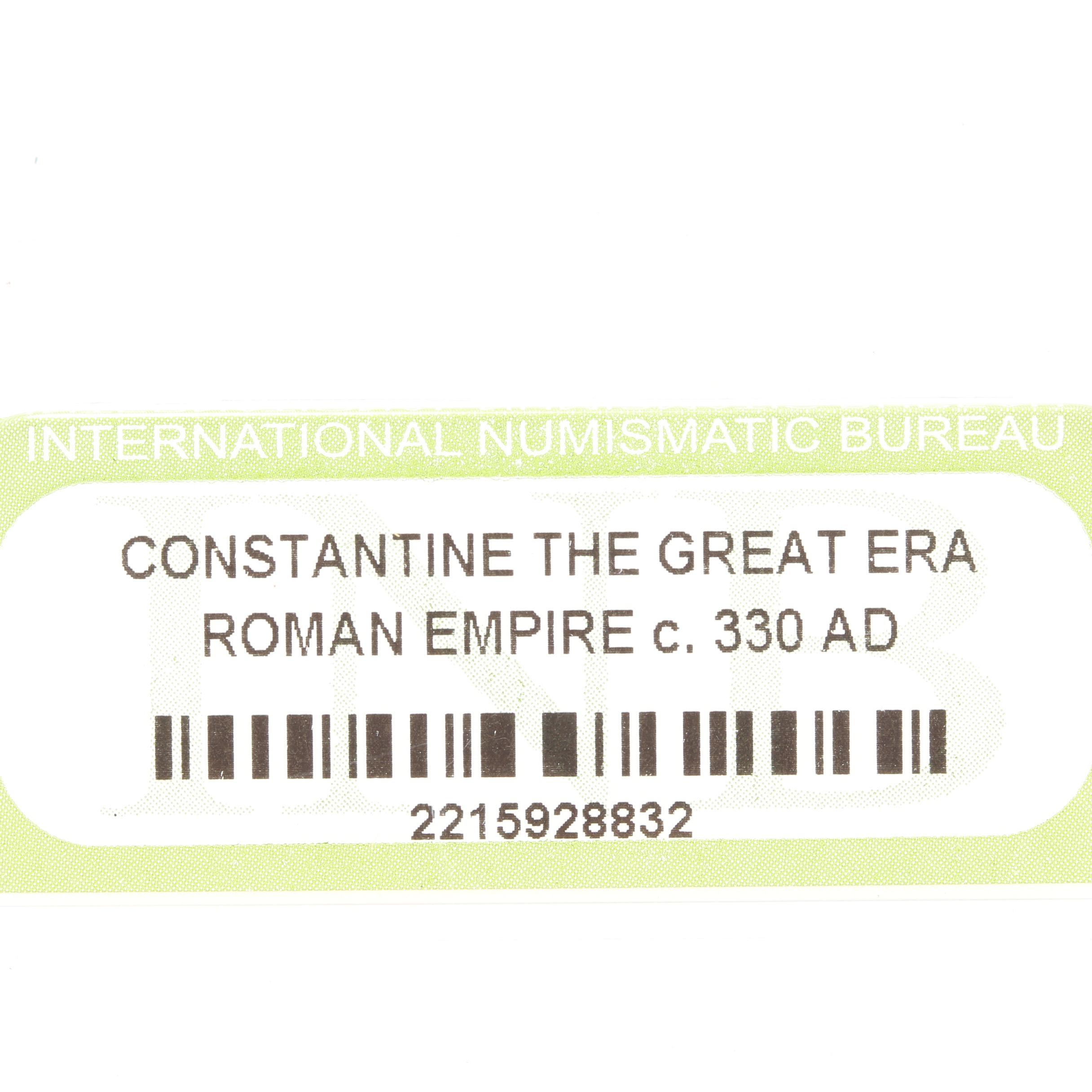 Ten Ancient Roman Imperial Bronze Coins from Constantine the Great's Era