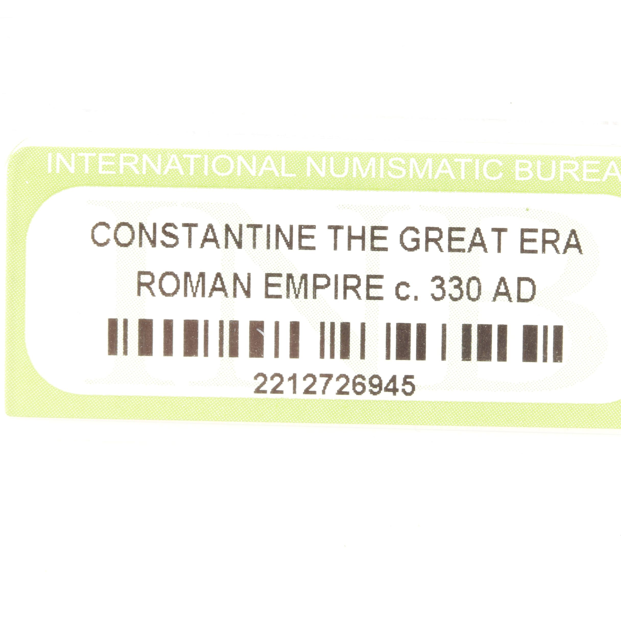 Ten Ancient Roman Imperial Bronze Coins from Constantine the Great's Era