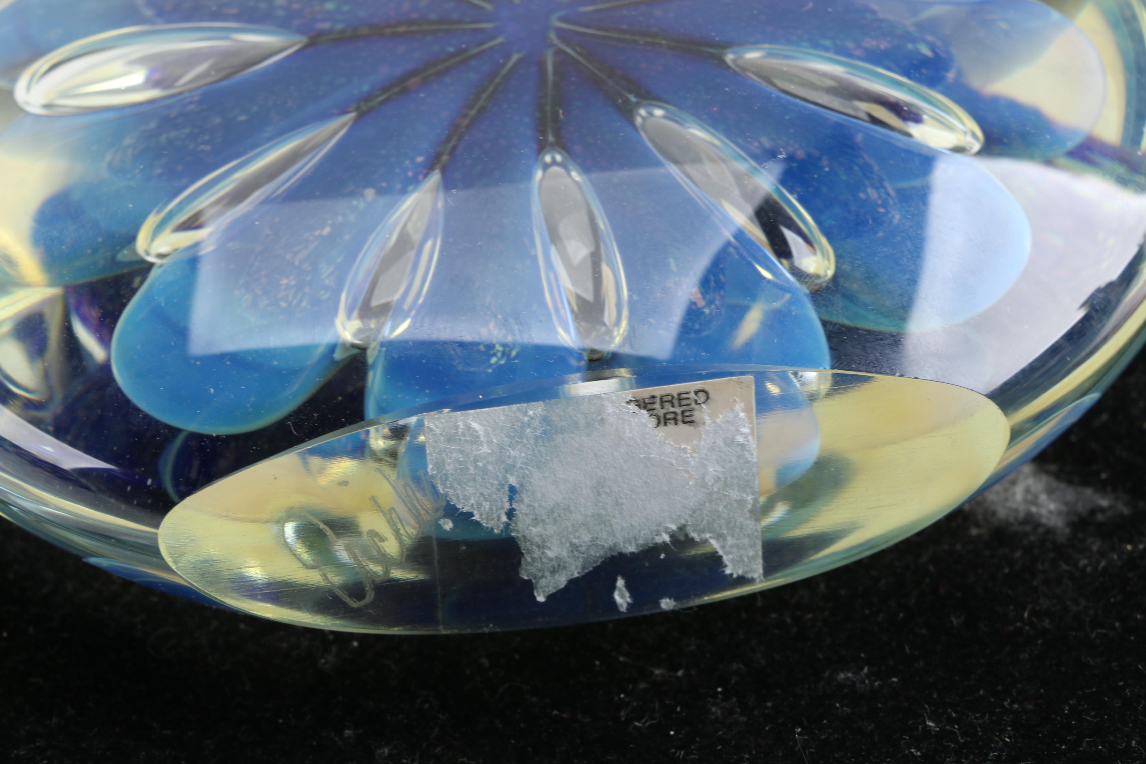 Art Glass Floral Sculpture