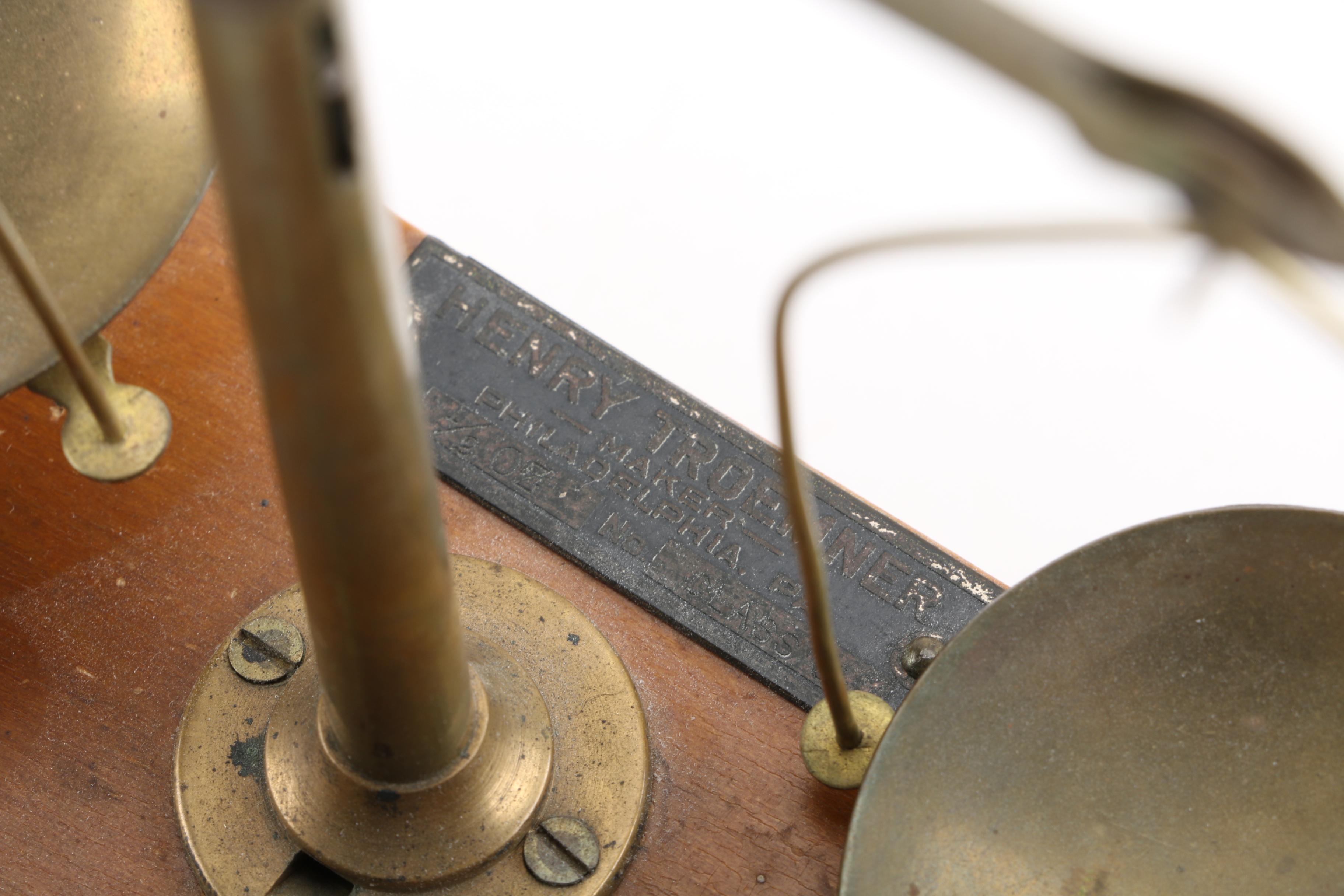 Vintage Henry Troemner Apothecary Scale